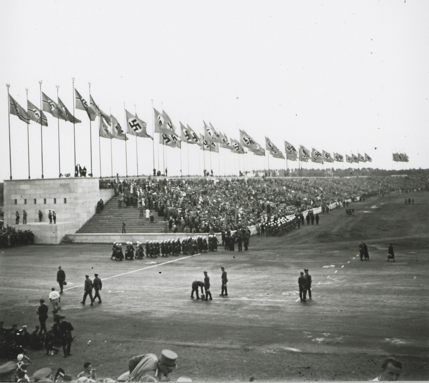 Nazi Party Rally at the Nuremberg Rally Grounds (Zeppelinfeld), 1930s
