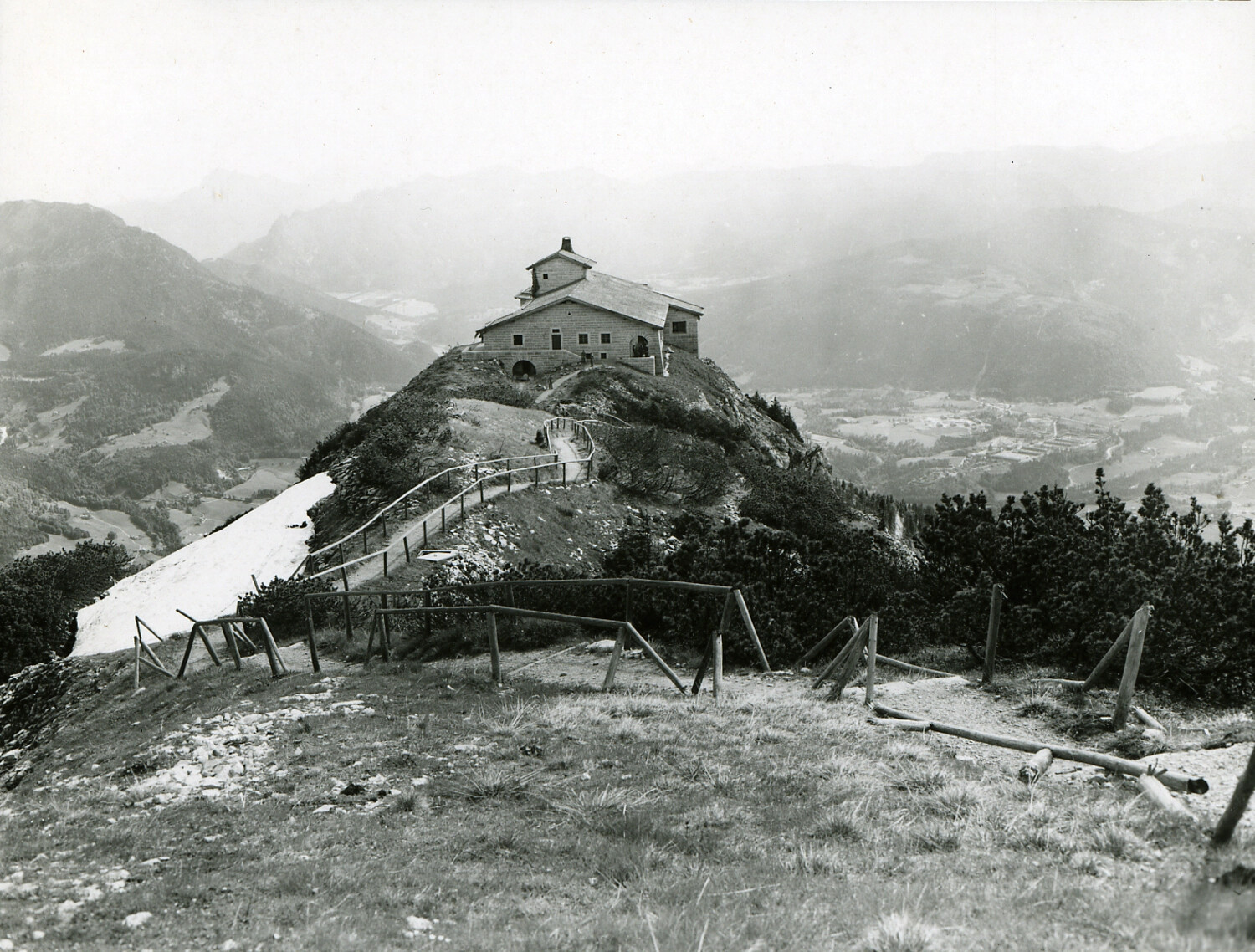 The Kehlsteinhaus ('Eagle's Nest'), Obersalzberg, Germany, Photographed by U.S. Forces, 1945