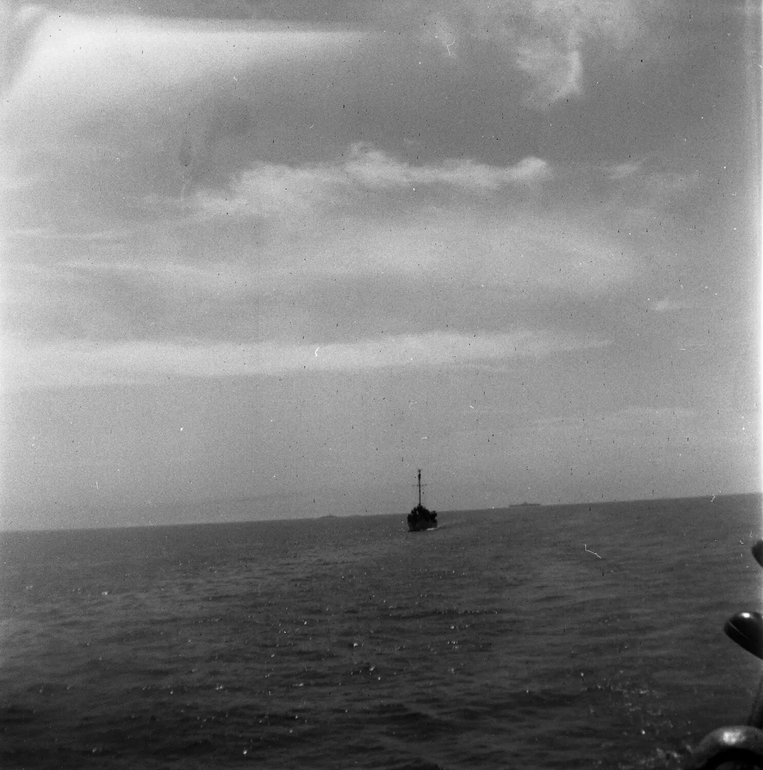 Distant Vessel at Sea, Sasebo, Japan Negatives Collection