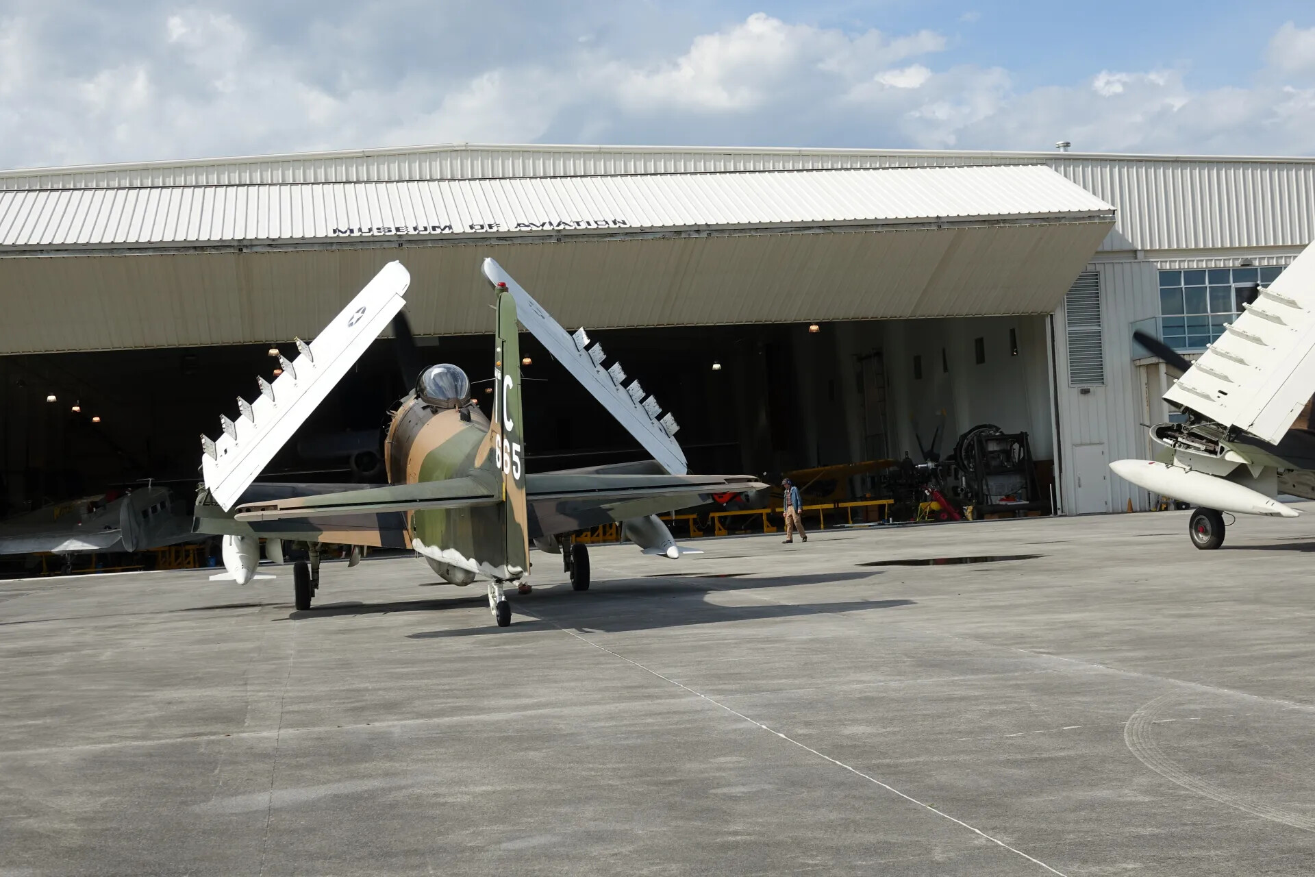 Douglas A-1 Skyraider "665" on Display Ramp, Museum of Aviation