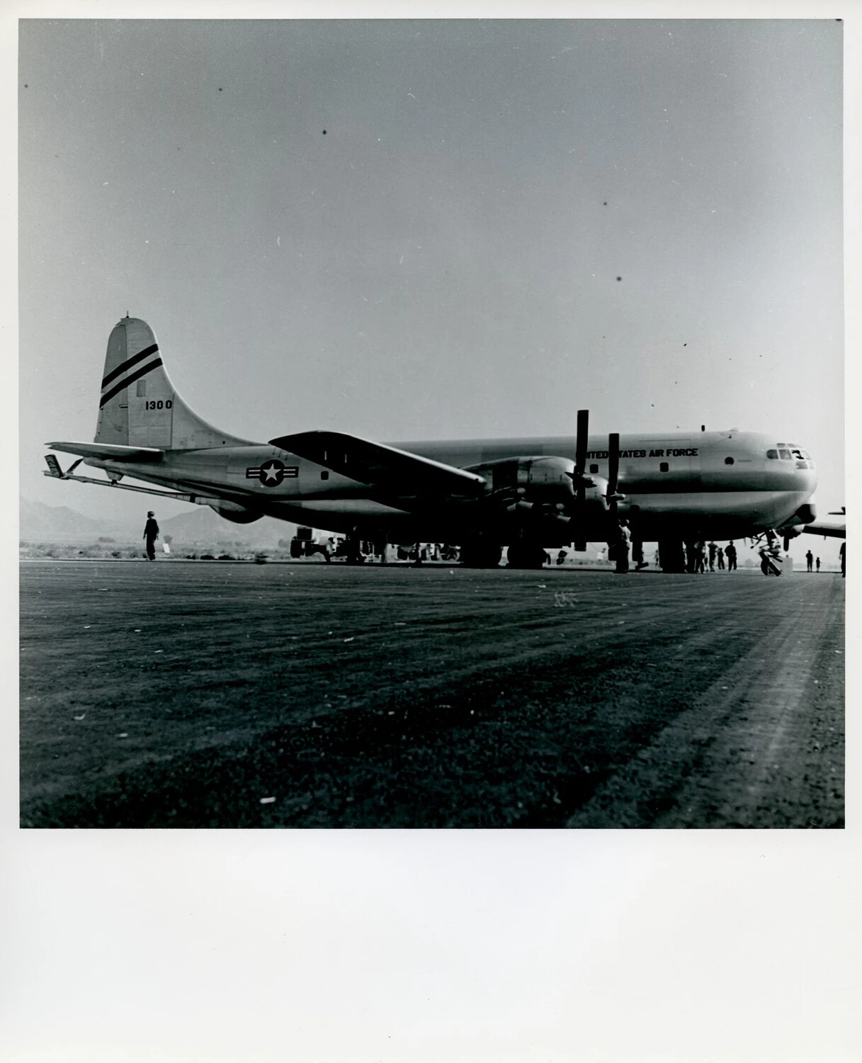USAF Boeing C-97/KC-97 Stratofreighter on Airfield Ramp