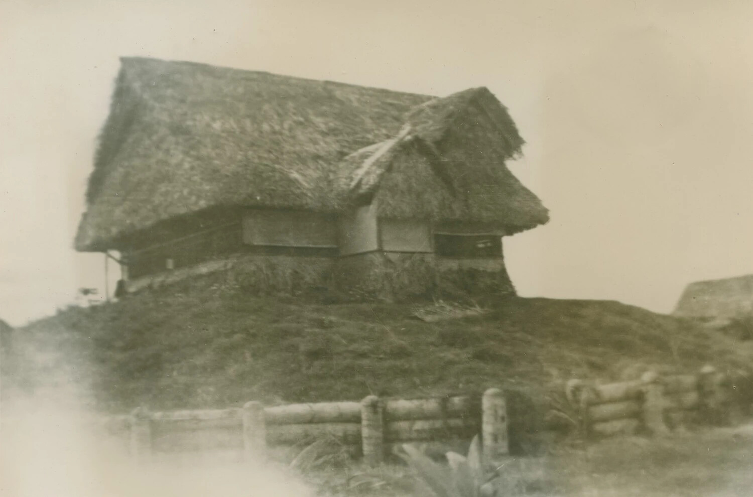 Thatched-Roof Dwelling on Hillside, McAleer Album Collection