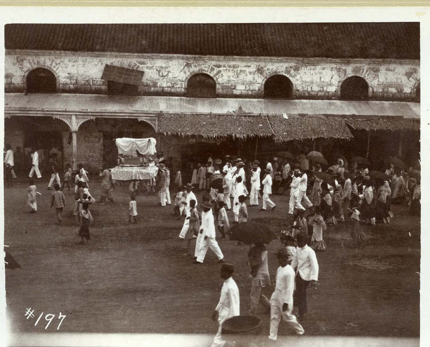 Public Procession in a Philippine Colonial Plaza, c. 1890s