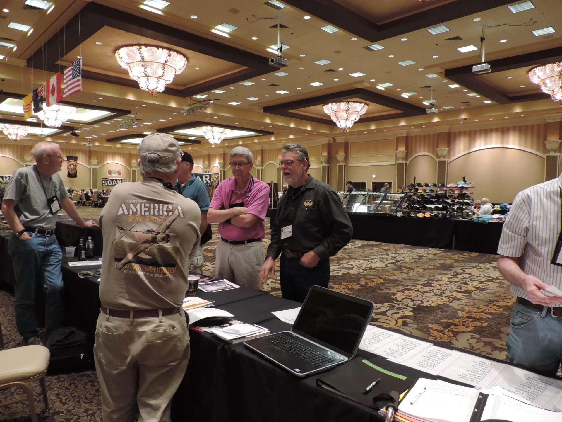 Attendees at SOAR 2013 Reunion Registration Area