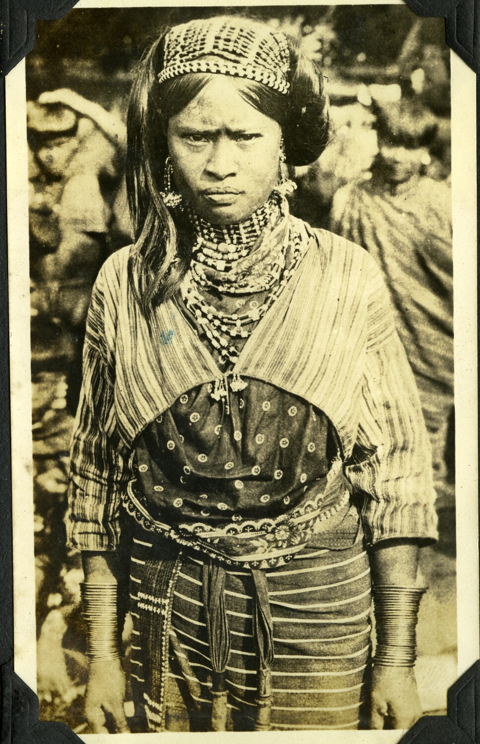 Portrait of a Young Woman in Traditional Bagobo-Style Dress, Mindanao, Philippines, Early 20th Century