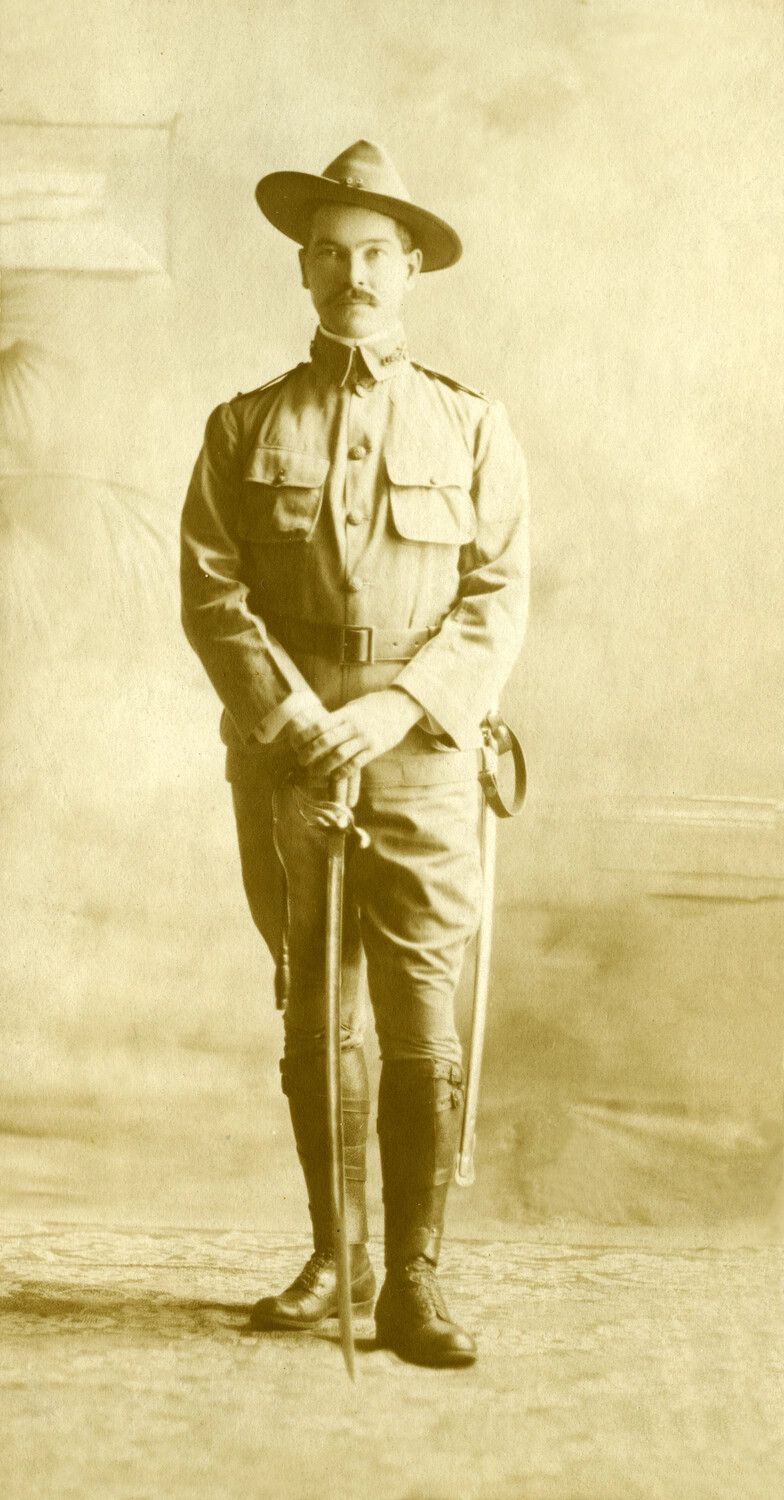 Studio Portrait of a First Lieutenant, Philippine Scouts, 5th Battalion, 1906