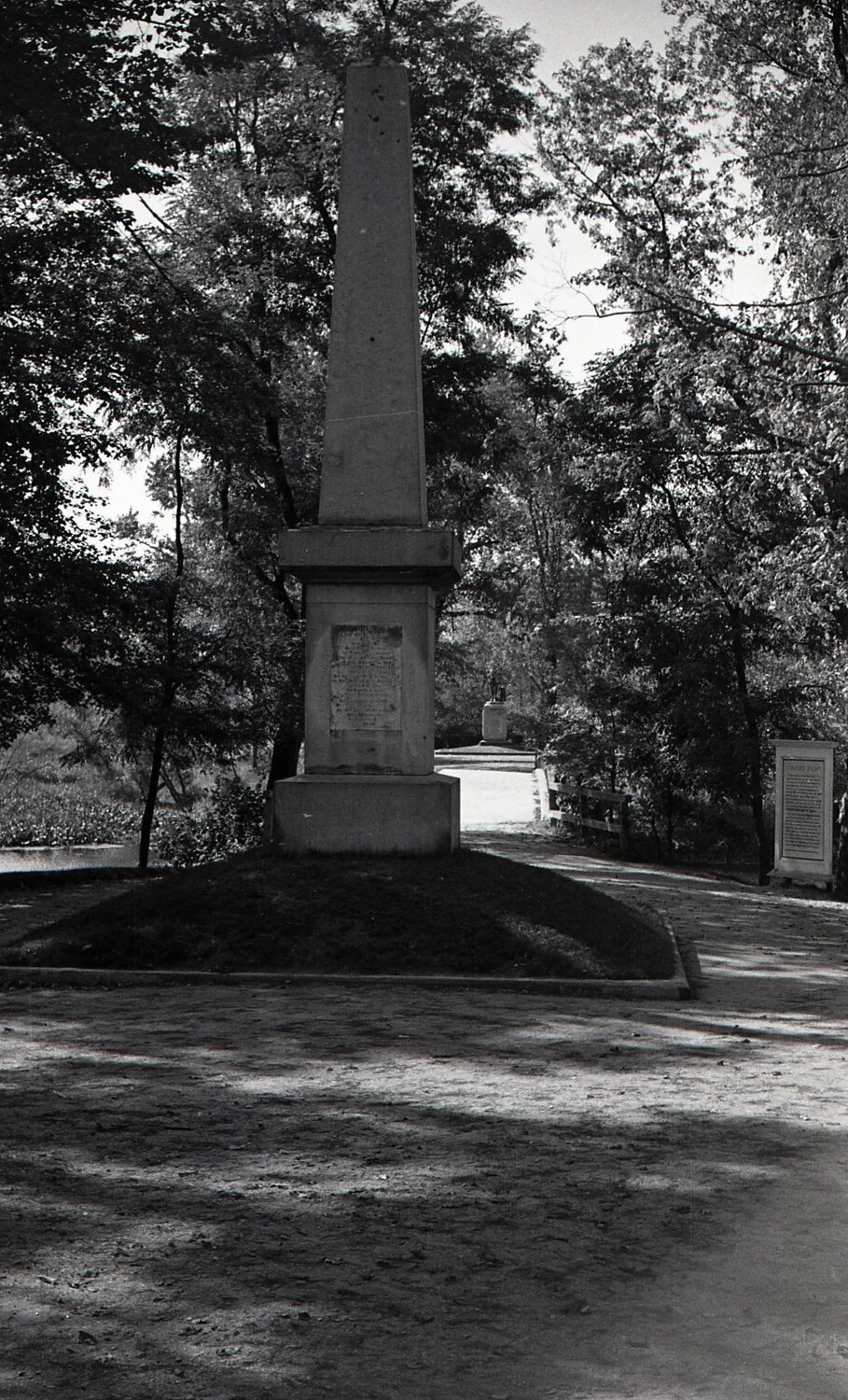 Granite Obelisk Monument at Historic River-Side Memorial Site