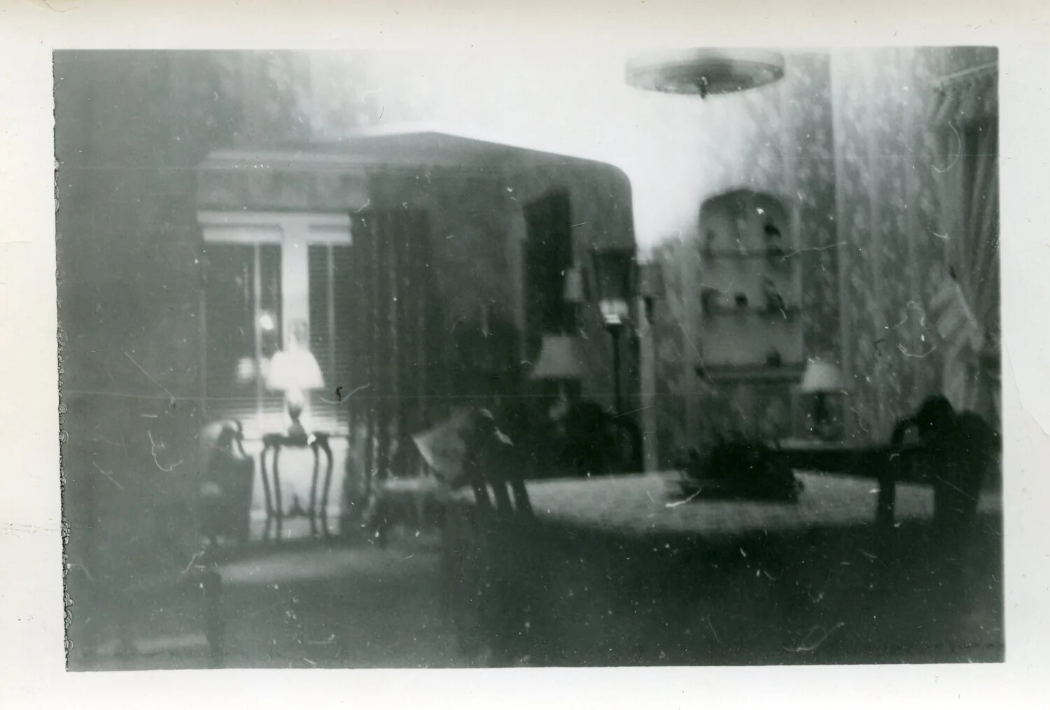 Blurred Interior Snapshot of a Domestic Dining/Living Room, Bancroft Family Collection, Korean War Era