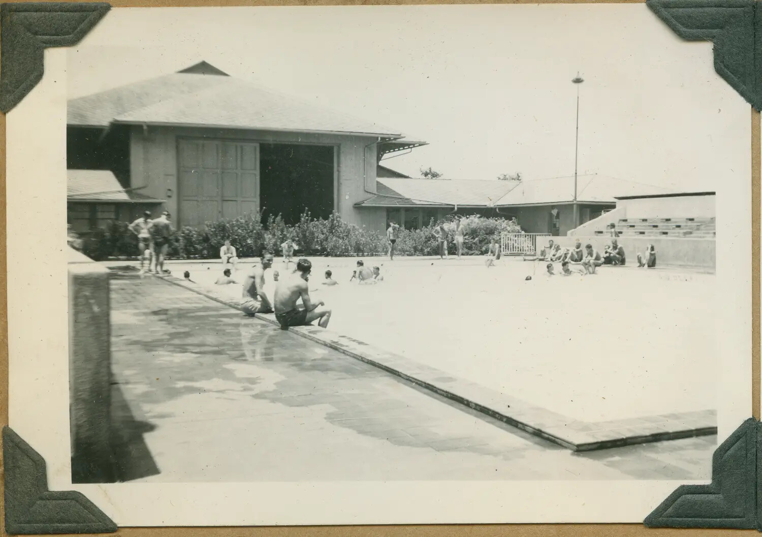Swimming Pool at 'Anti-Tank,' Ewa, Oahu, Hawaii, World War II Era