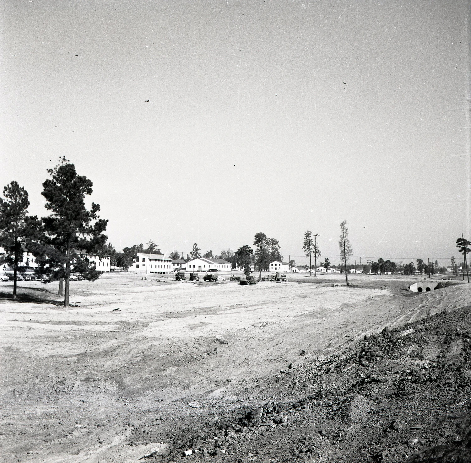 Road and Drainage Construction Work at a U.S. Army Training Post