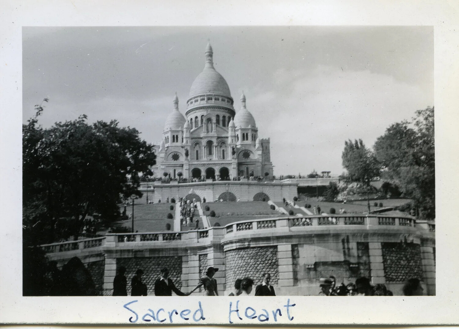 Sacré-Coeur Basilica, Montmartre, Paris - Norman Baget WWII Photo Album