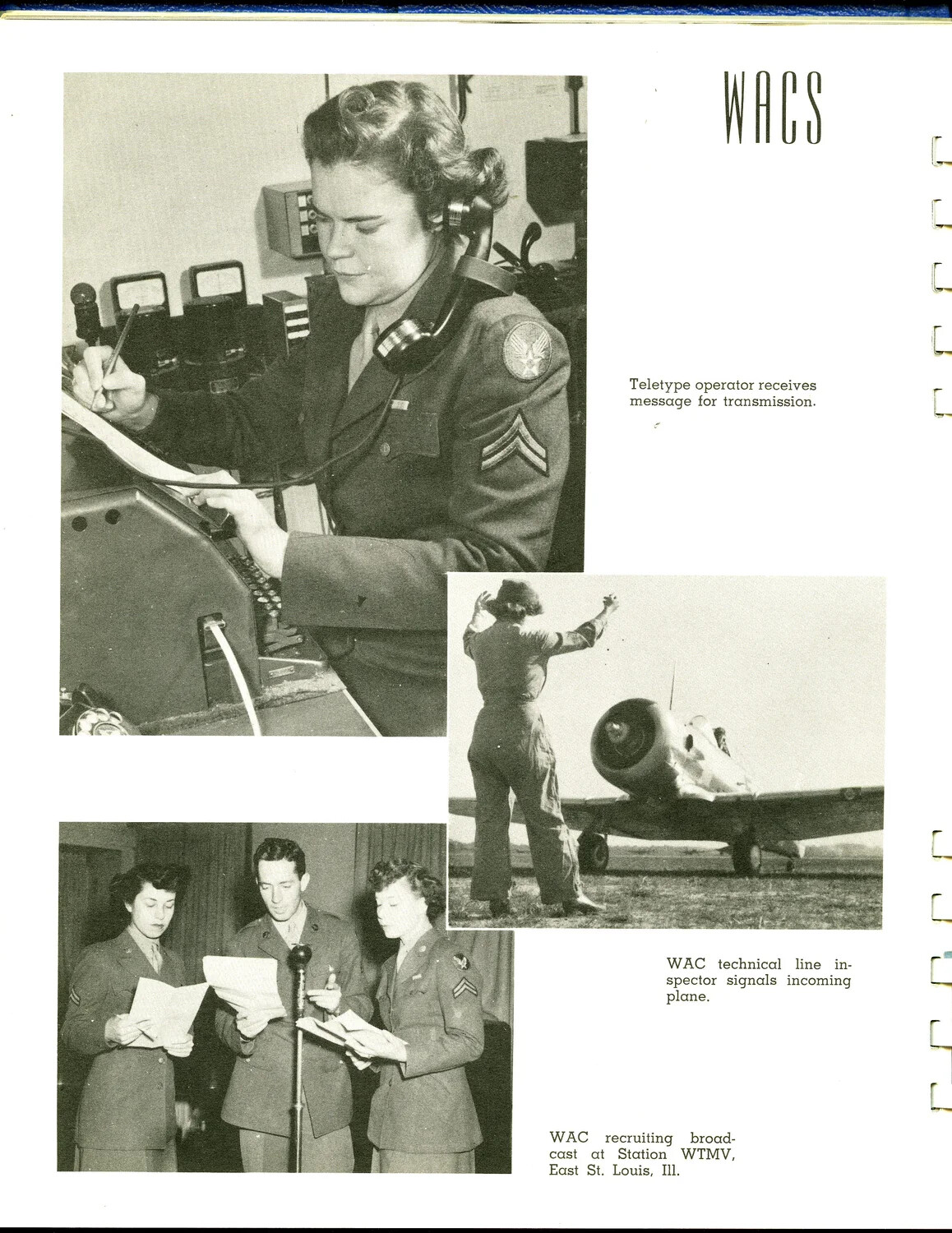 WACs at Scott Field: Teletype, Flight-Line Signaling, and Radio Recruiting, WWII