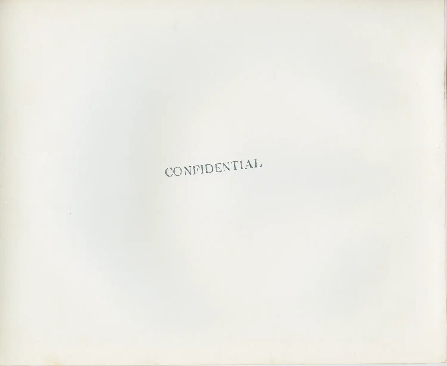 Verso of Official U.S. Navy Photograph Bearing 'CONFIDENTIAL' Security Stamp