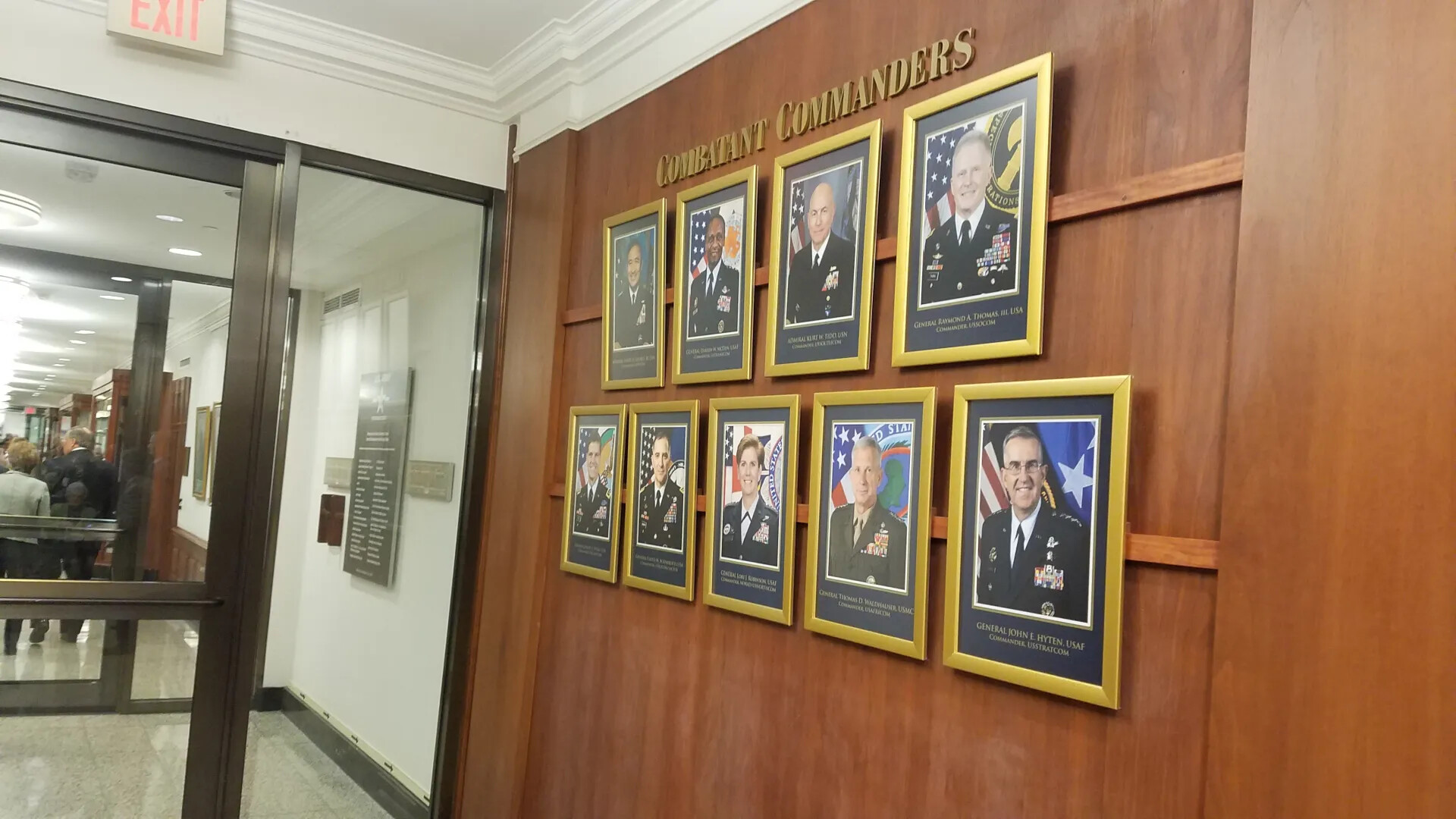 Combatant Commanders Wall Display, The Pentagon, October 2017