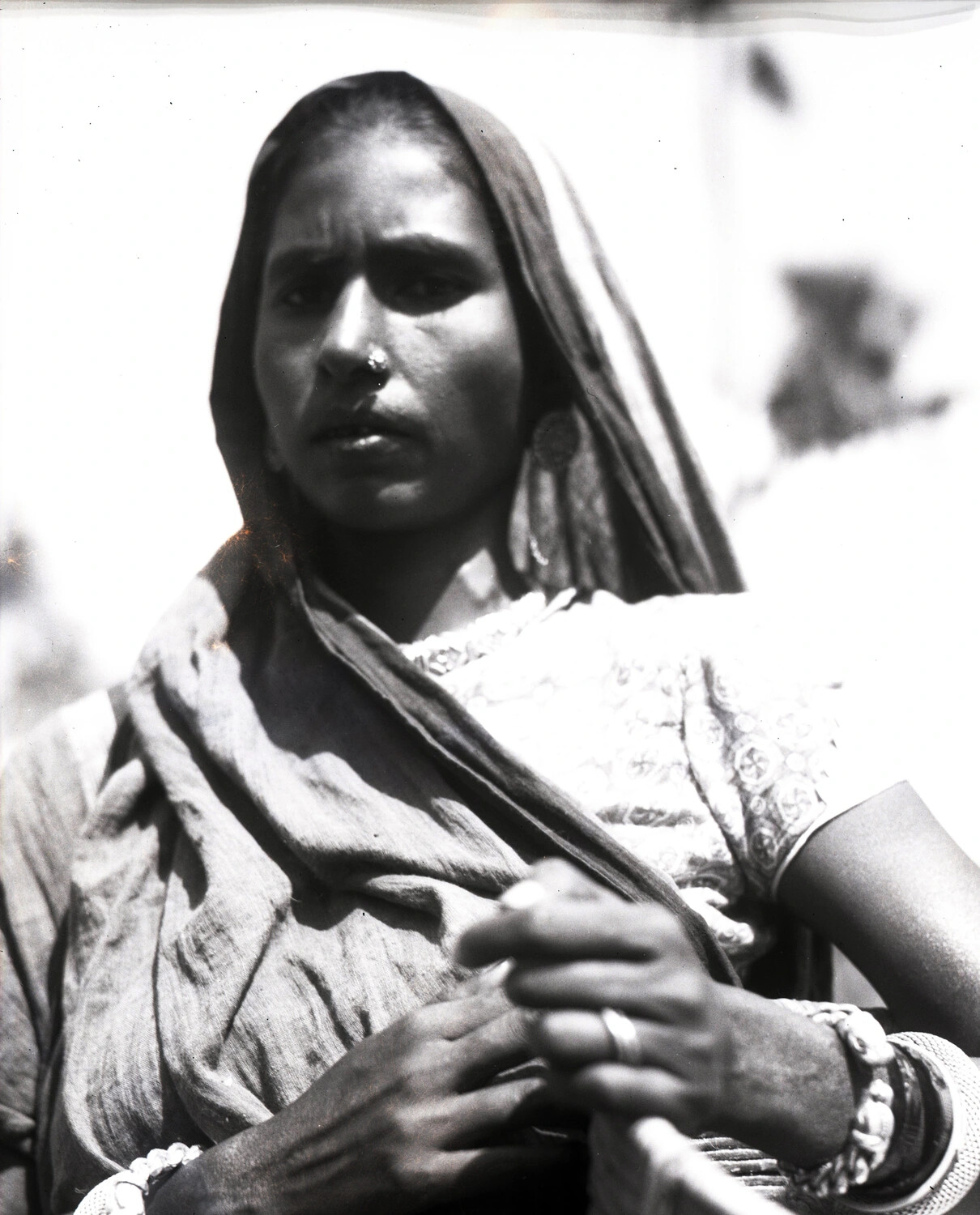Portrait of an Indian Woman, China-Burma-India Theater, World War II