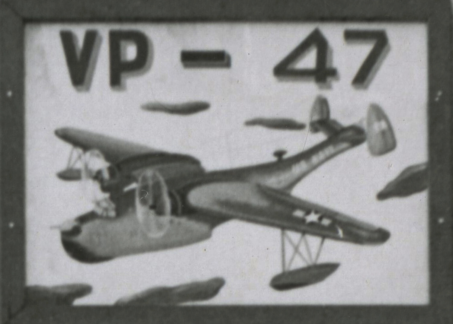 VP-47 Squadron Insignia Artwork Featuring PBY Catalina Flying Boat