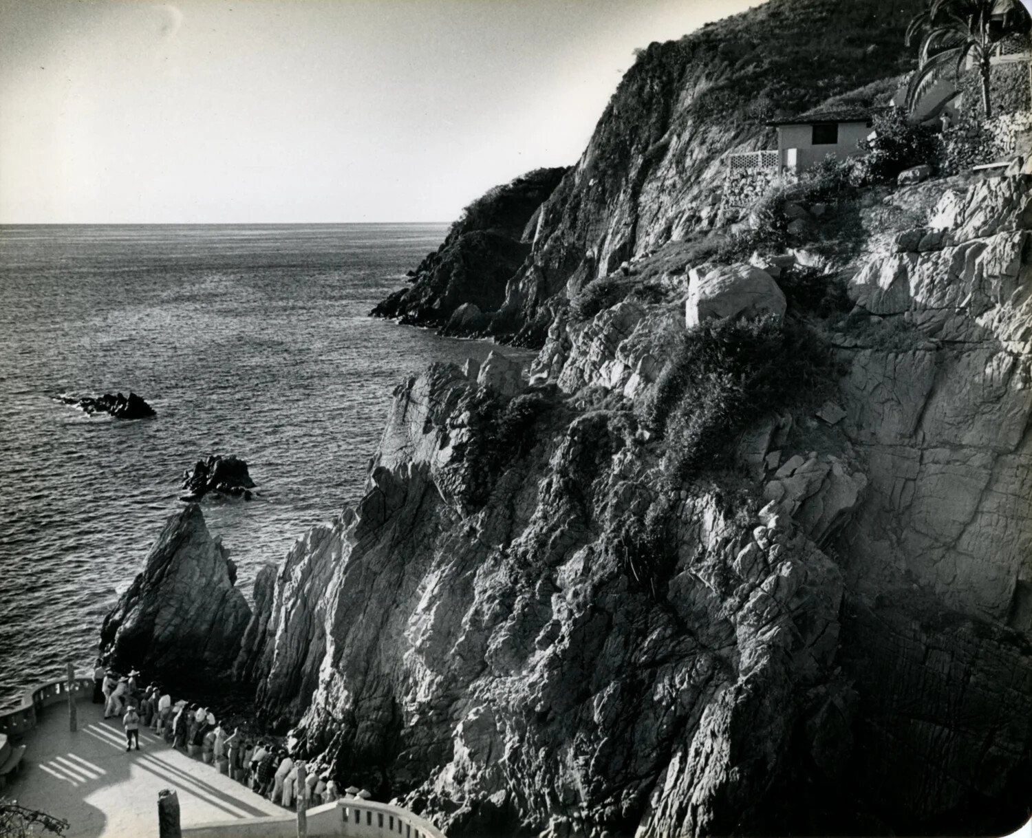 Coastal Cliff Viewing Point, Wainwright Travel Album, circa 1949