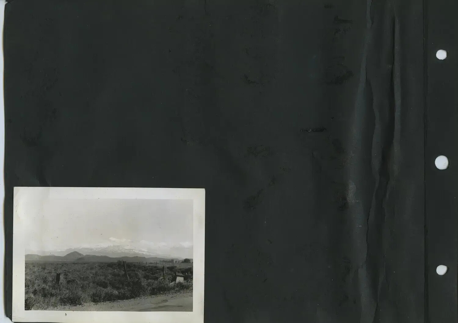 Rural Landscape with Distant Mountains - USS Maryland Photo Album, 1930s