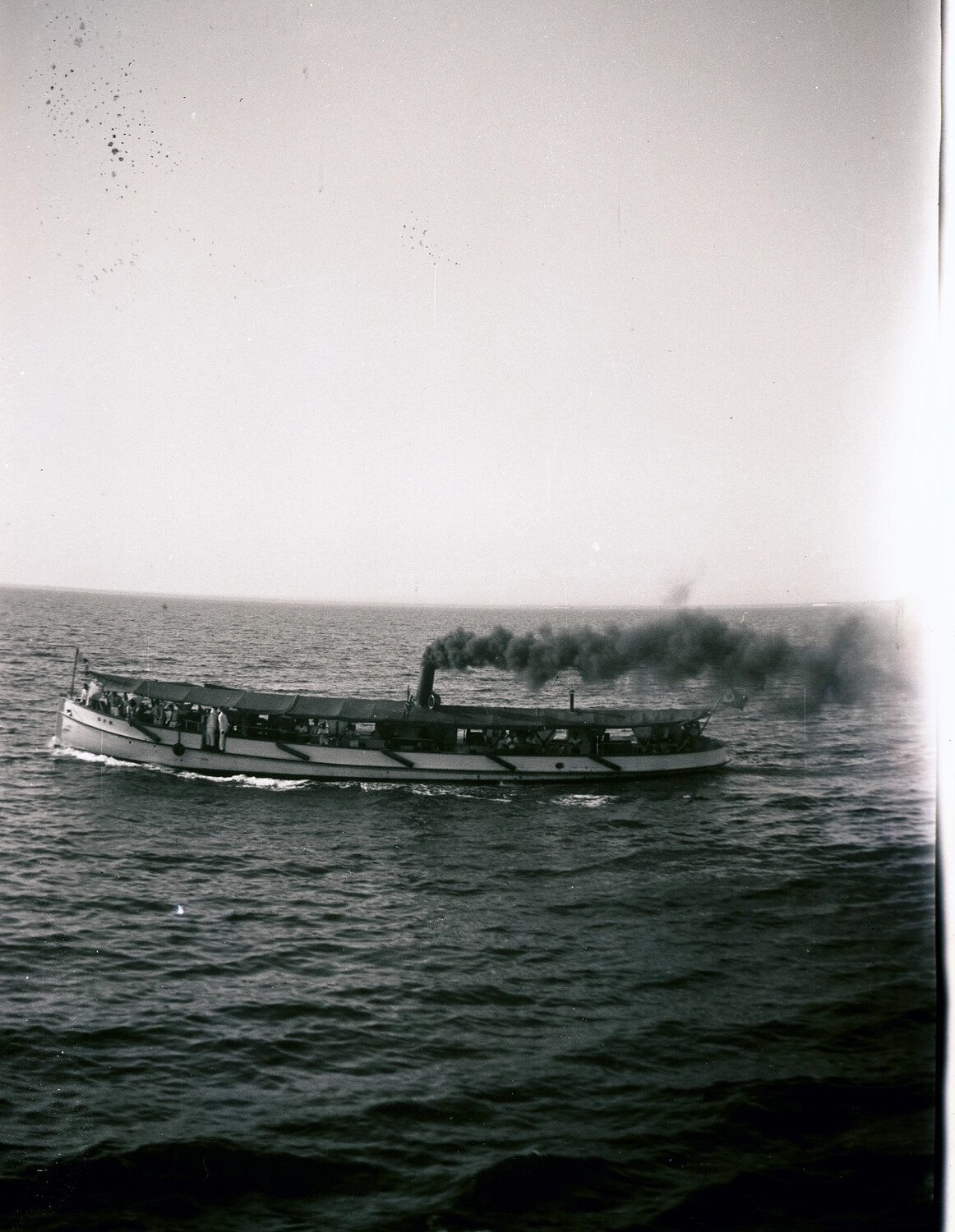 Small Passenger Steamer Underway, China Coast or River, 1930s