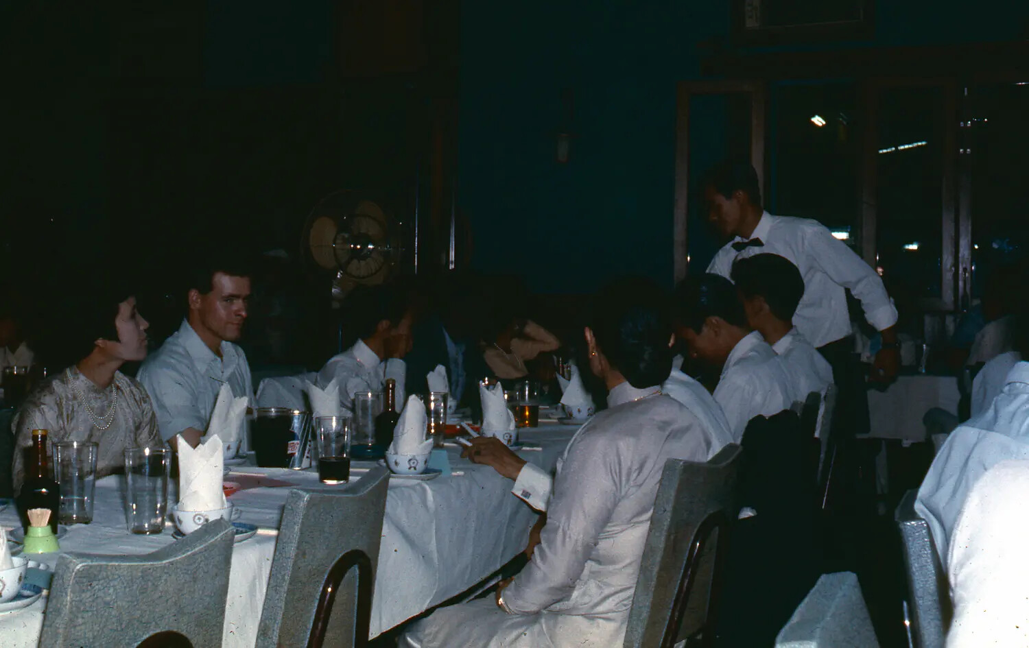 Formal Restaurant Dinner Gathering, South Vietnam, Tet 1968 Era