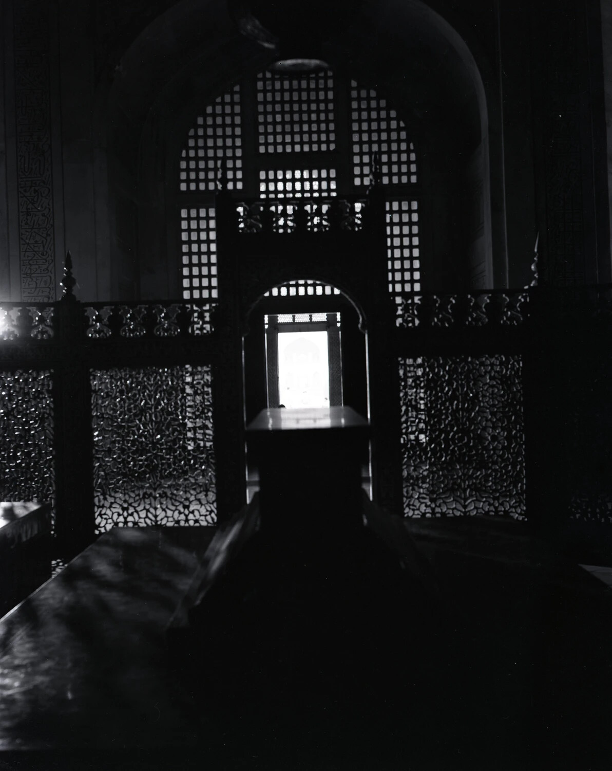 Interior Tomb Chamber of the Taj Mahal, Agra, India, WWII CBI Theater Collection