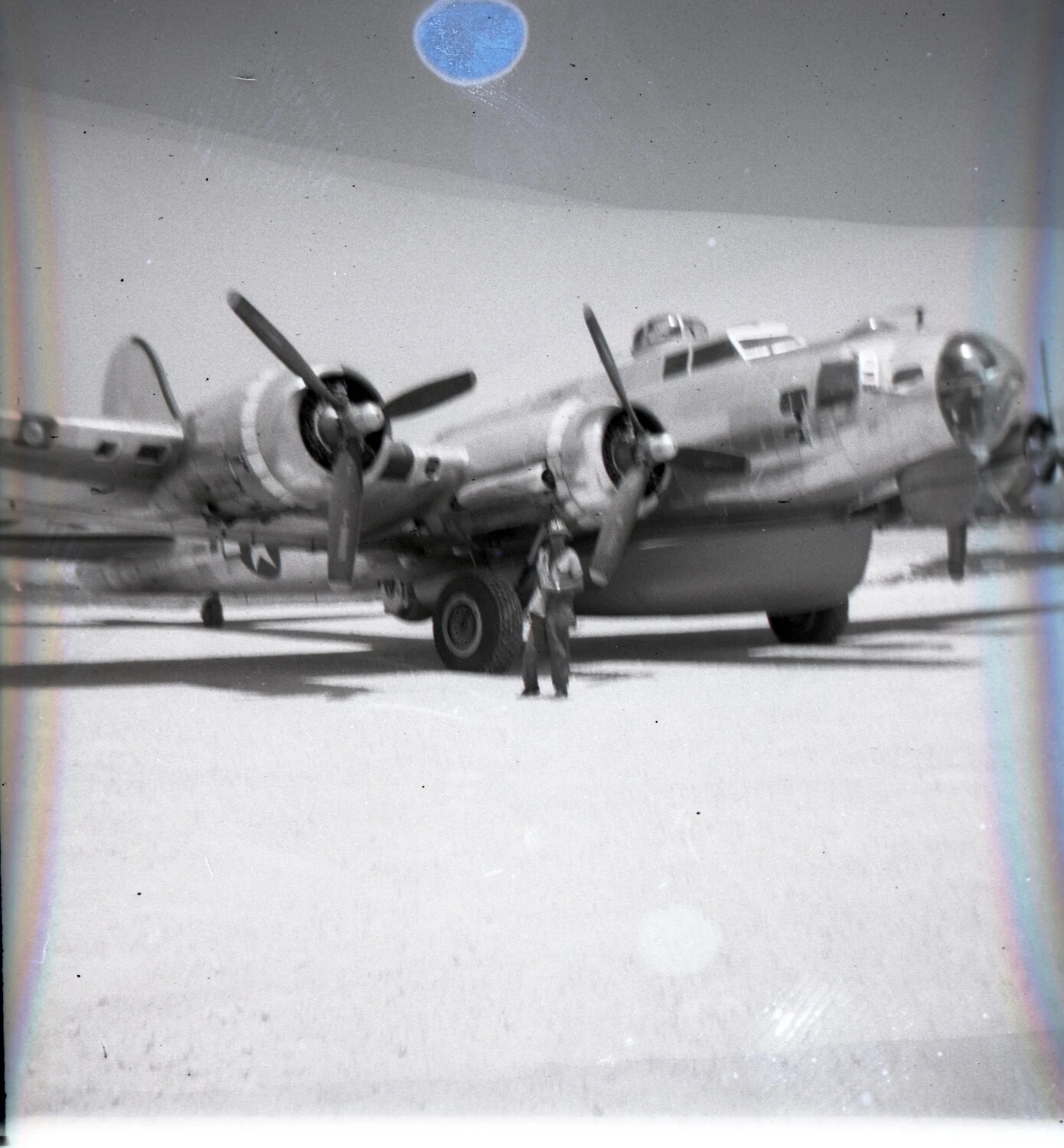 North American B-25 Mitchell Medium Bombers on the Flight Line, 345th Bomb Group, Ie Shima, 1945