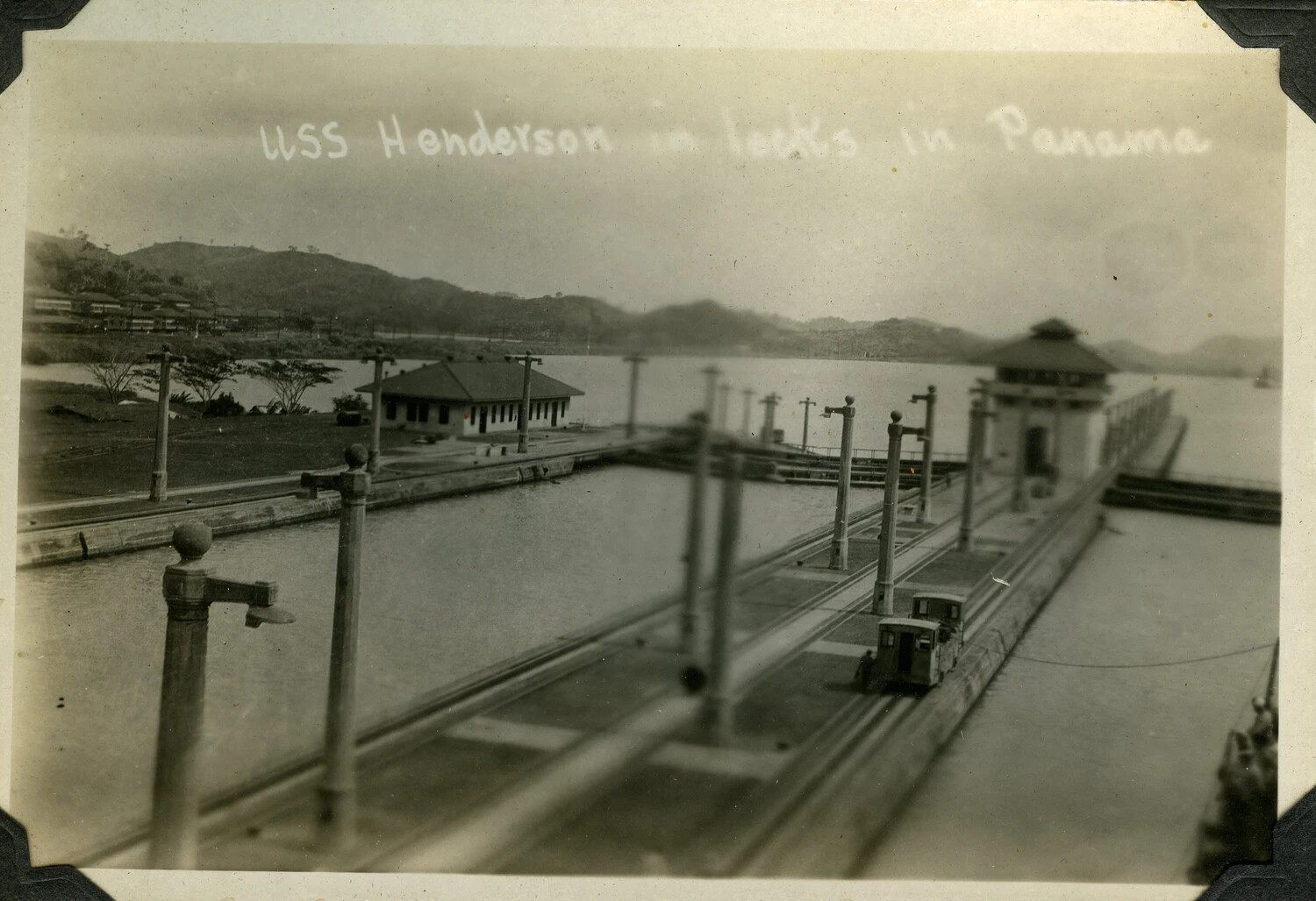 USS Henderson Transiting the Panama Canal Locks