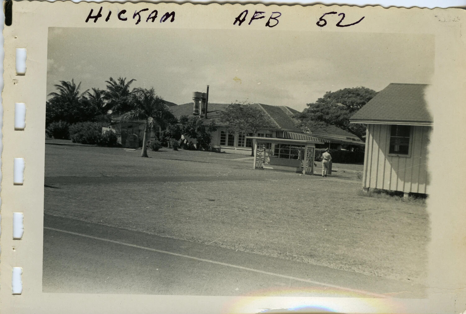 Hickam Air Force Base Grounds, Oahu, Hawaii, 1952