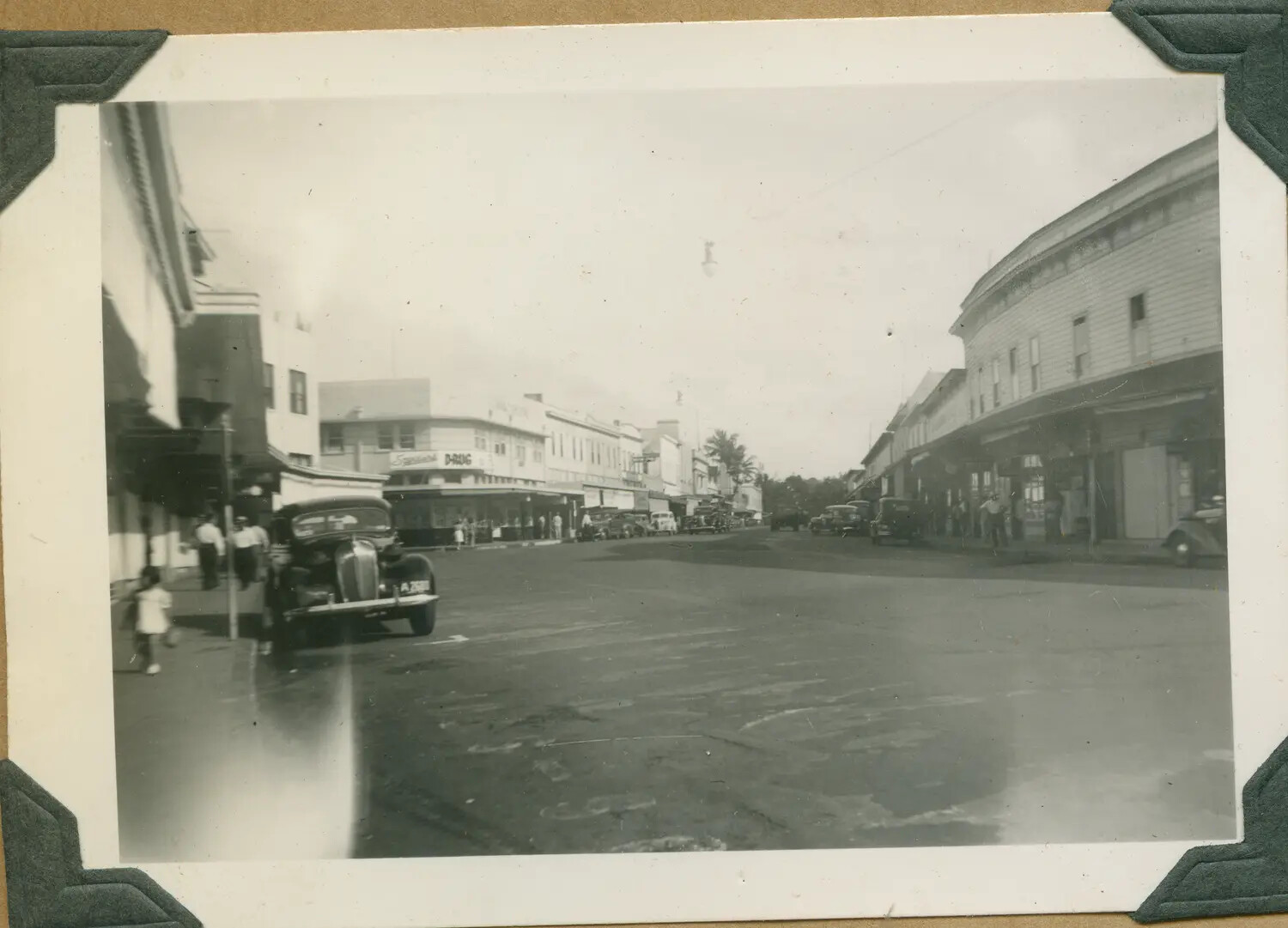 Downtown Street Scene, Hilo, Hawaii, c. 1943
