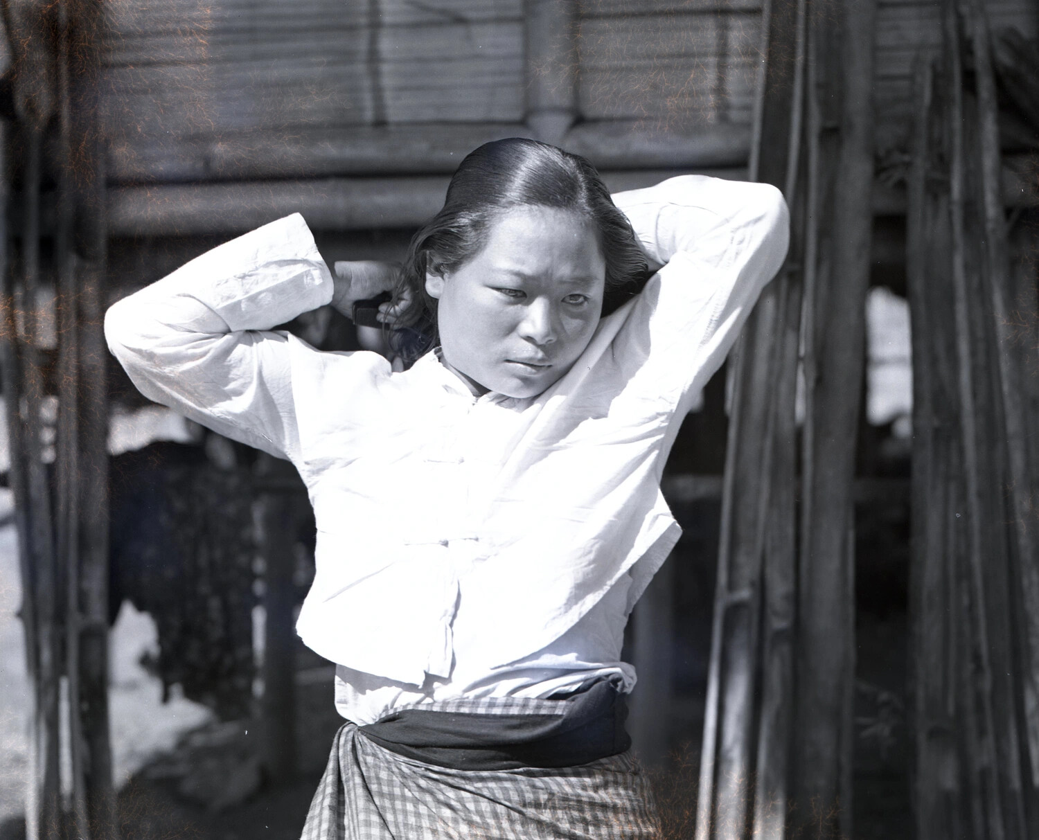 Portrait of a Young Woman, China-Burma-India Theater, WWII
