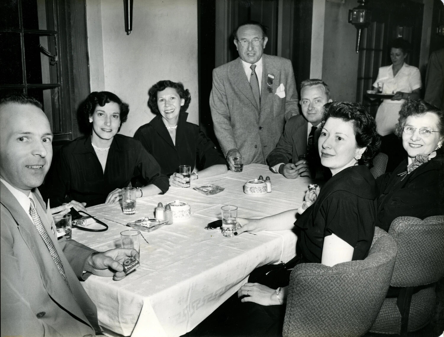 Dinner Party Gathering, Wainwright Social Album, circa 1949