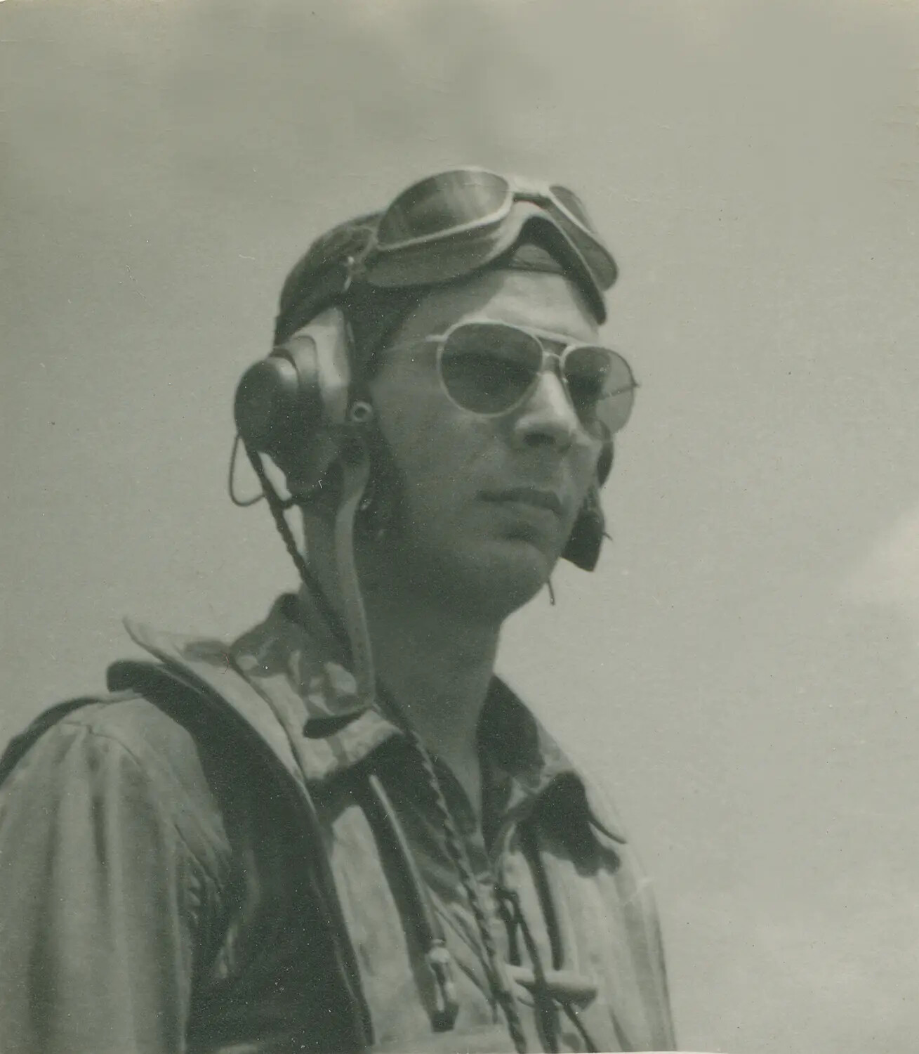 Portrait of a U.S. Naval Aviator in Flight Gear - Edward P. McAleer Collection
