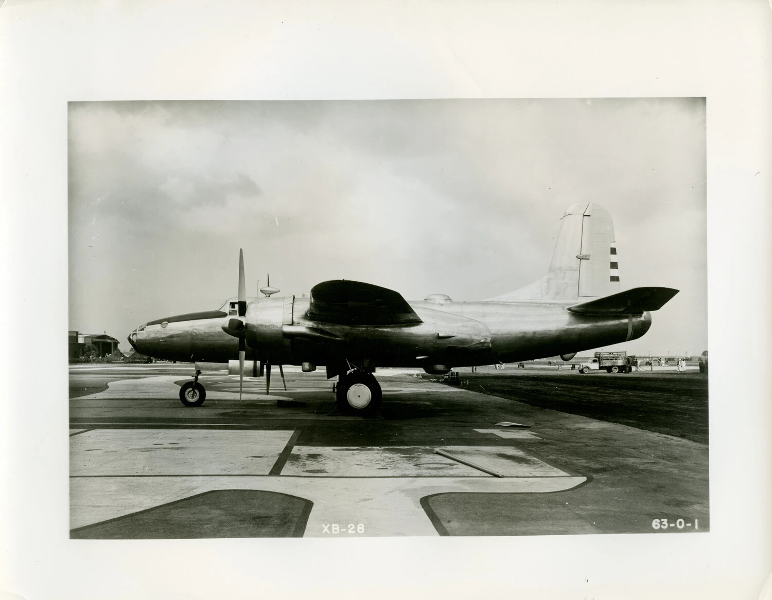North American XB-28 Dragon Experimental Bomber Prototype, USAAF Reference Photograph