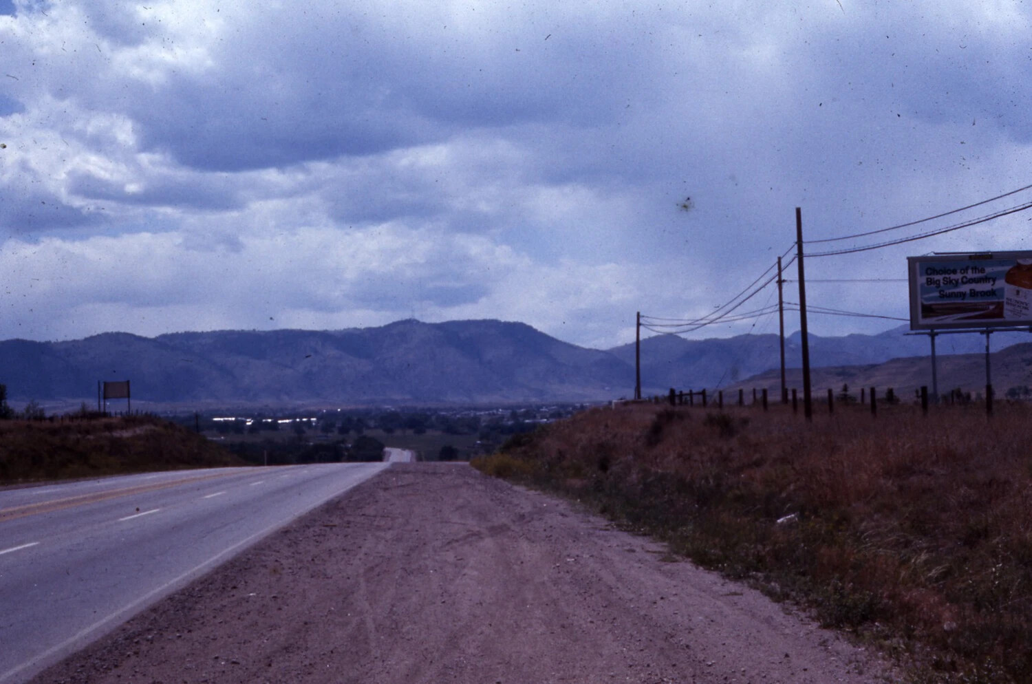 Highway Through Montana's Big Sky Country, Vietnam War Era Road Trip