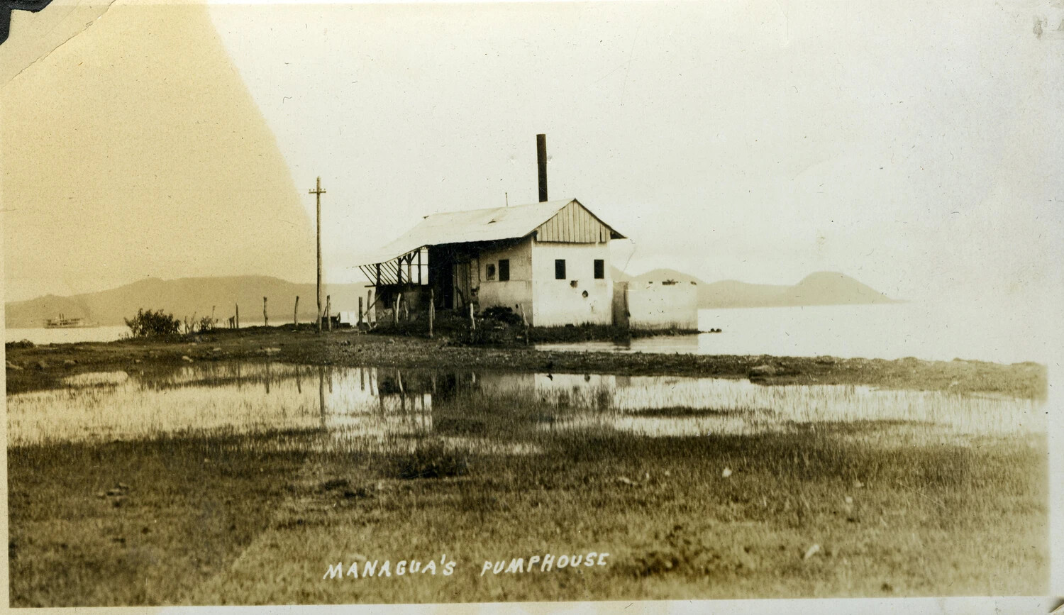 Municipal Pumphouse on the Shore of Lake Managua, Nicaragua