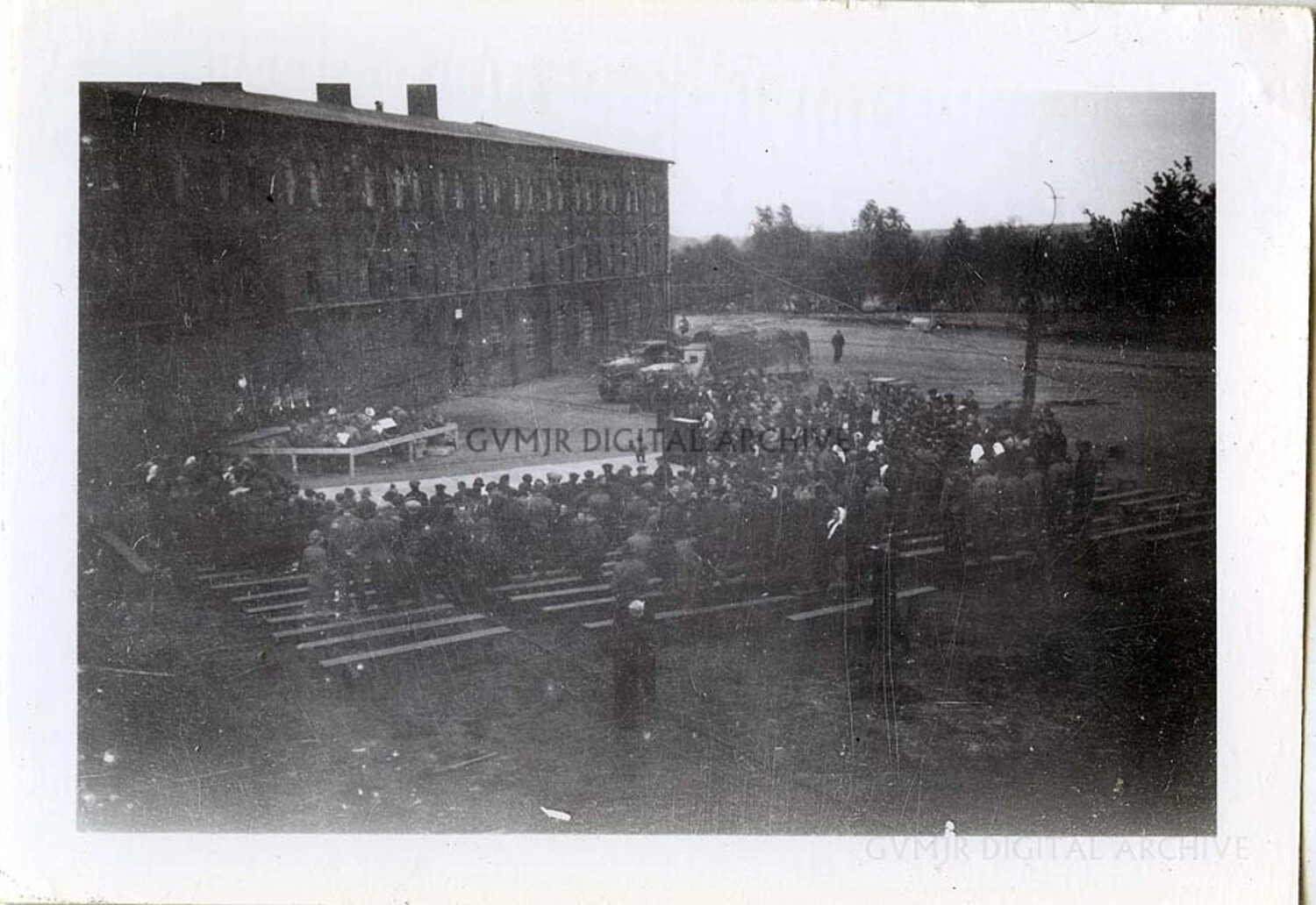 101st Airborne Division Formation and Ceremony at Garrison Building, Europe