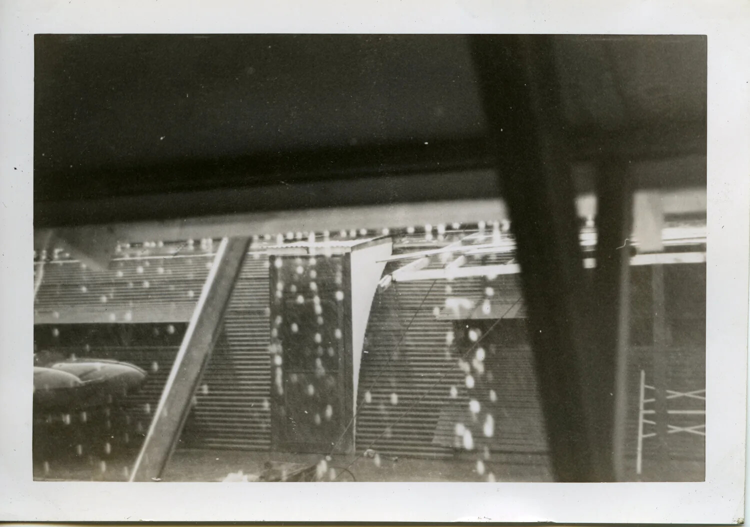 Tropical Rainstorm at a Pacific Naval Air Station, VR-6 Squadron Album (Guam/Manila)