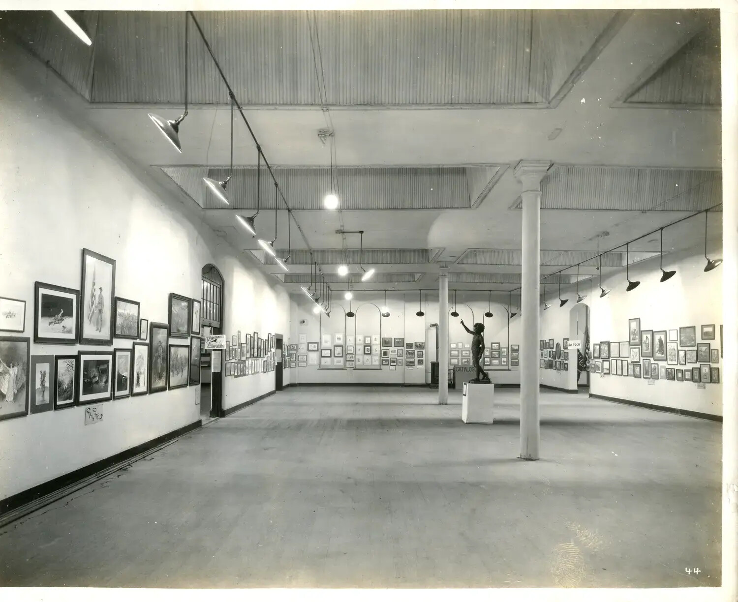 French War Art Gallery, Allied War Exposition, Cincinnati Music Hall, 1918