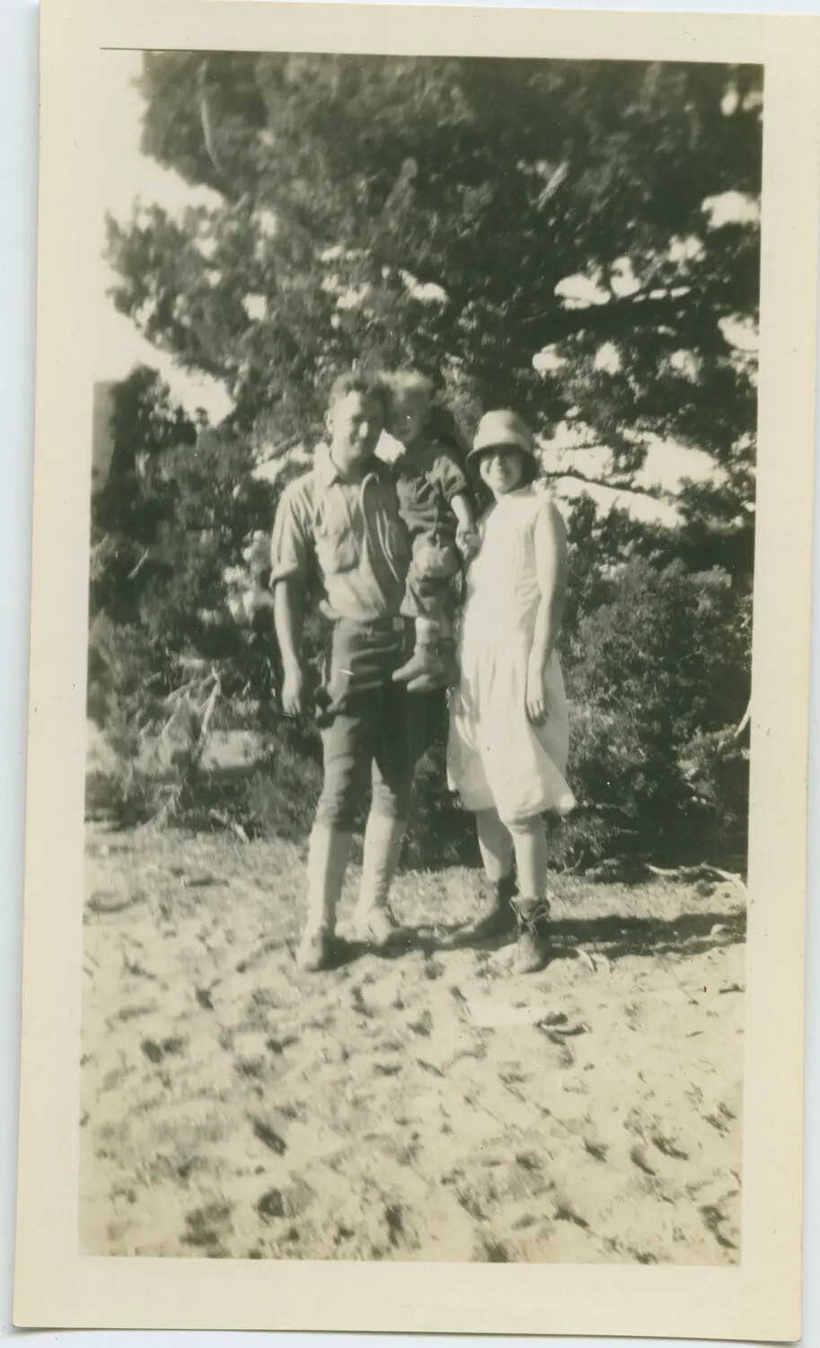 Family Portrait Outdoors, Pre-War Era - Margaroli Family Archive