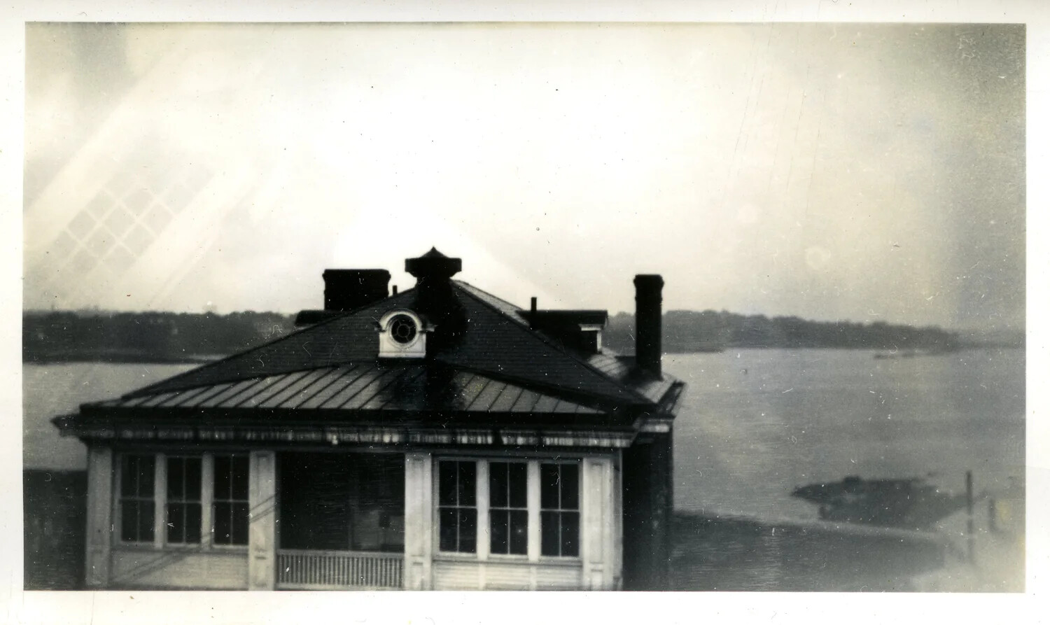 Residence or Clubhouse Overlooking the Water, Panama Canal Zone