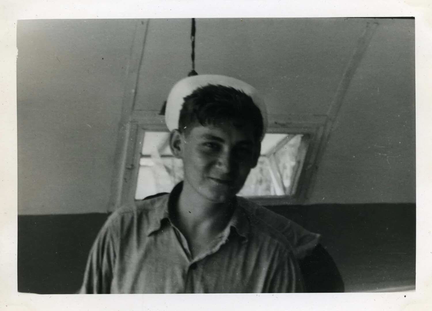 Sailor Portrait Aboard Transport Aircraft, NATS Squadron VR-6, Agana, Guam