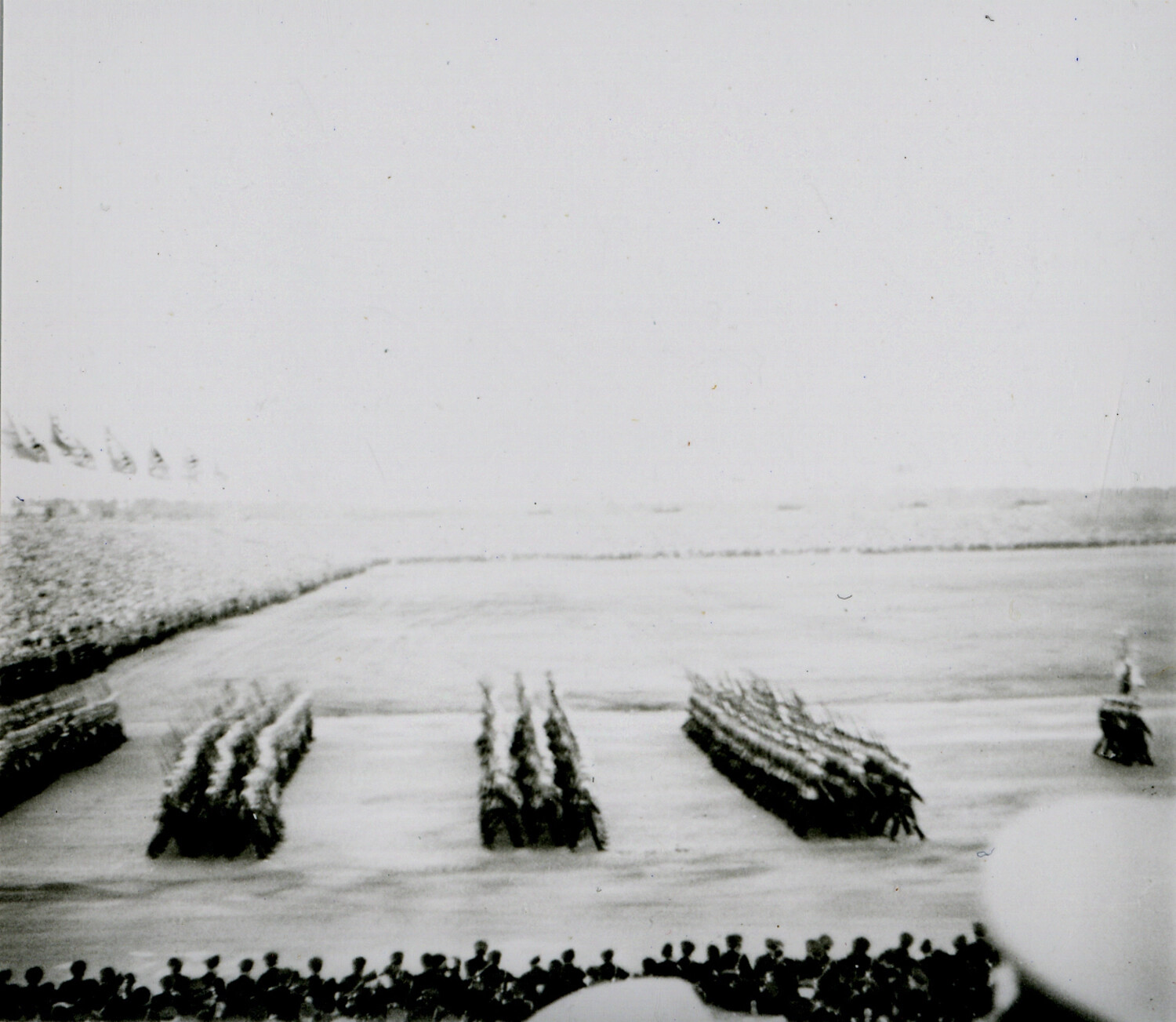 Massed Marching Formations on the Nuremberg Rally Grounds, WWII-Era Negative Collection