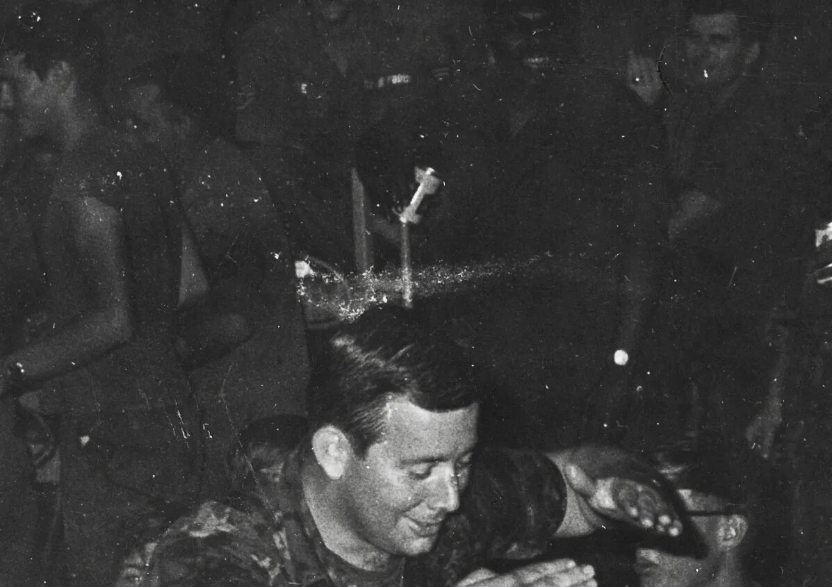 Celebration Party at Pleiku, South Vietnam, Vietnam War Era