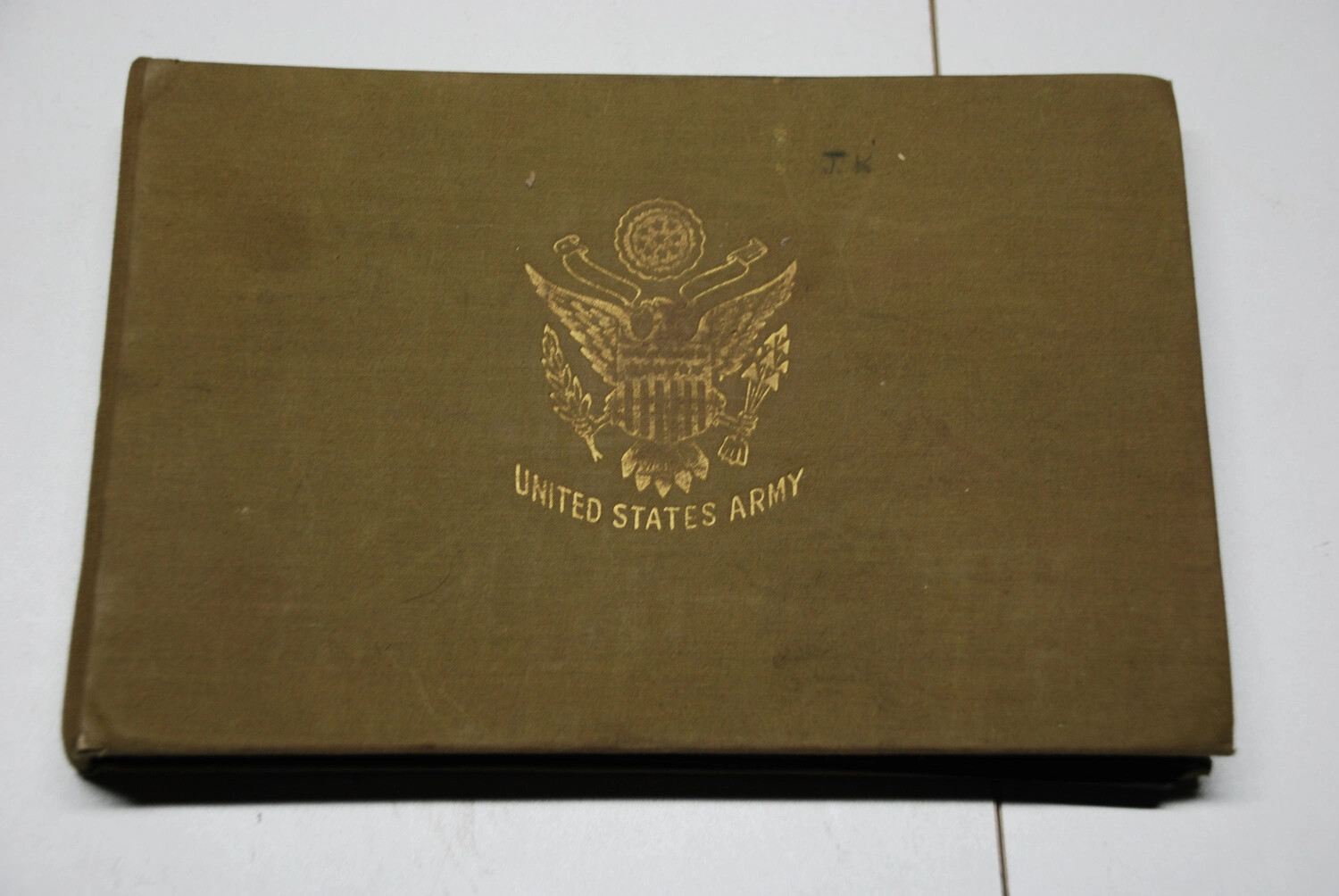 Front Cover of United States Army Photo Album, Jack T. Kelley Collection