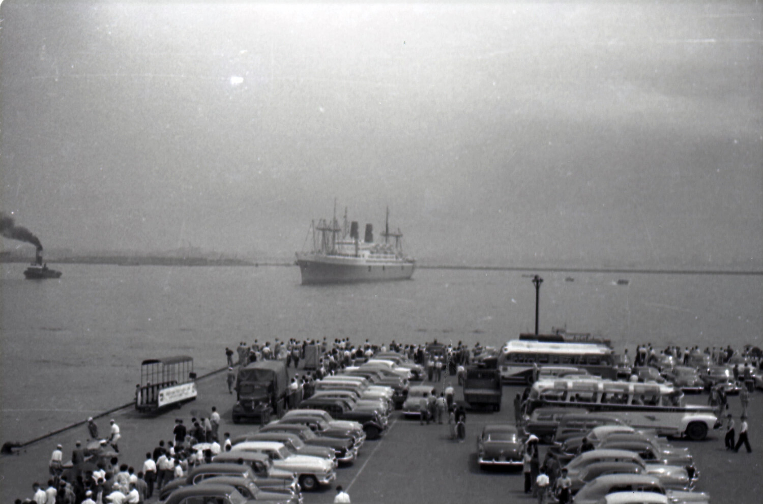 Harbor View of Yokohama, Japan, 1953