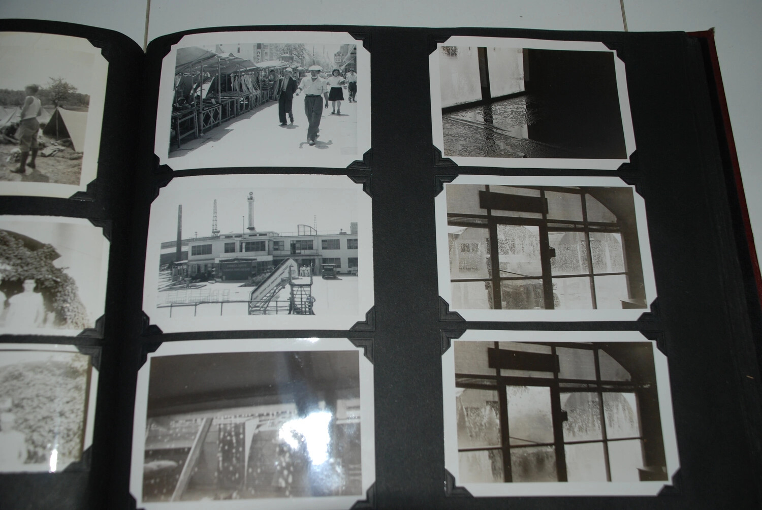 VR-6 Naval Air Transport Squadron Photo Album Page: Overseas Liberty and Travel Snapshots