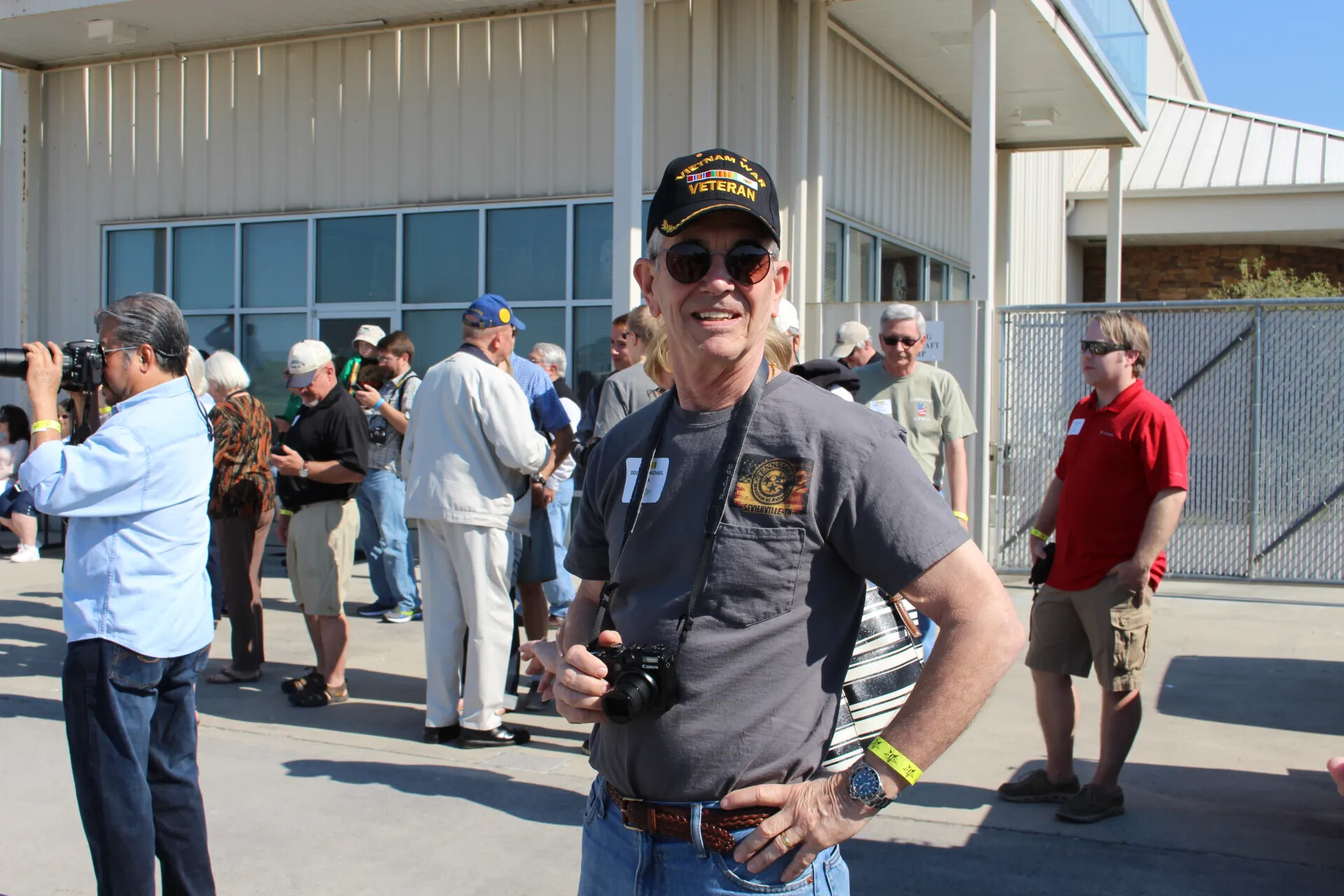 Vietnam War Veteran at "Jim Wold Day" Reunion Event, May 2015
