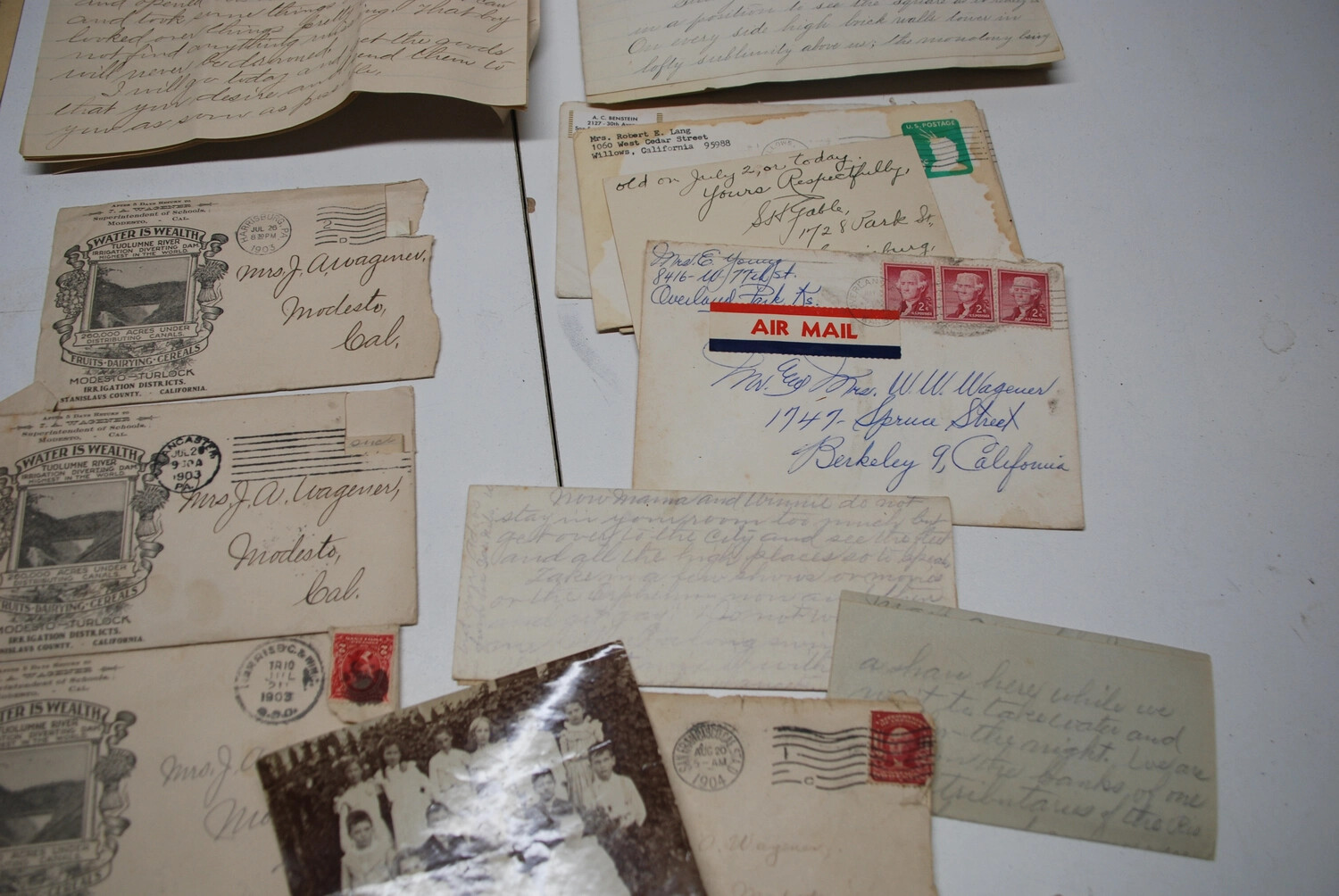 Wagener Family Correspondence and Photograph, Early 20th Century - WWI Letters Collection of Pvt. Willis W. Wagener