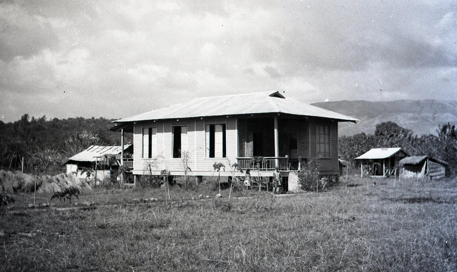 Traditional Filipino Stilt House, Luzon, Philippines, WWII Era