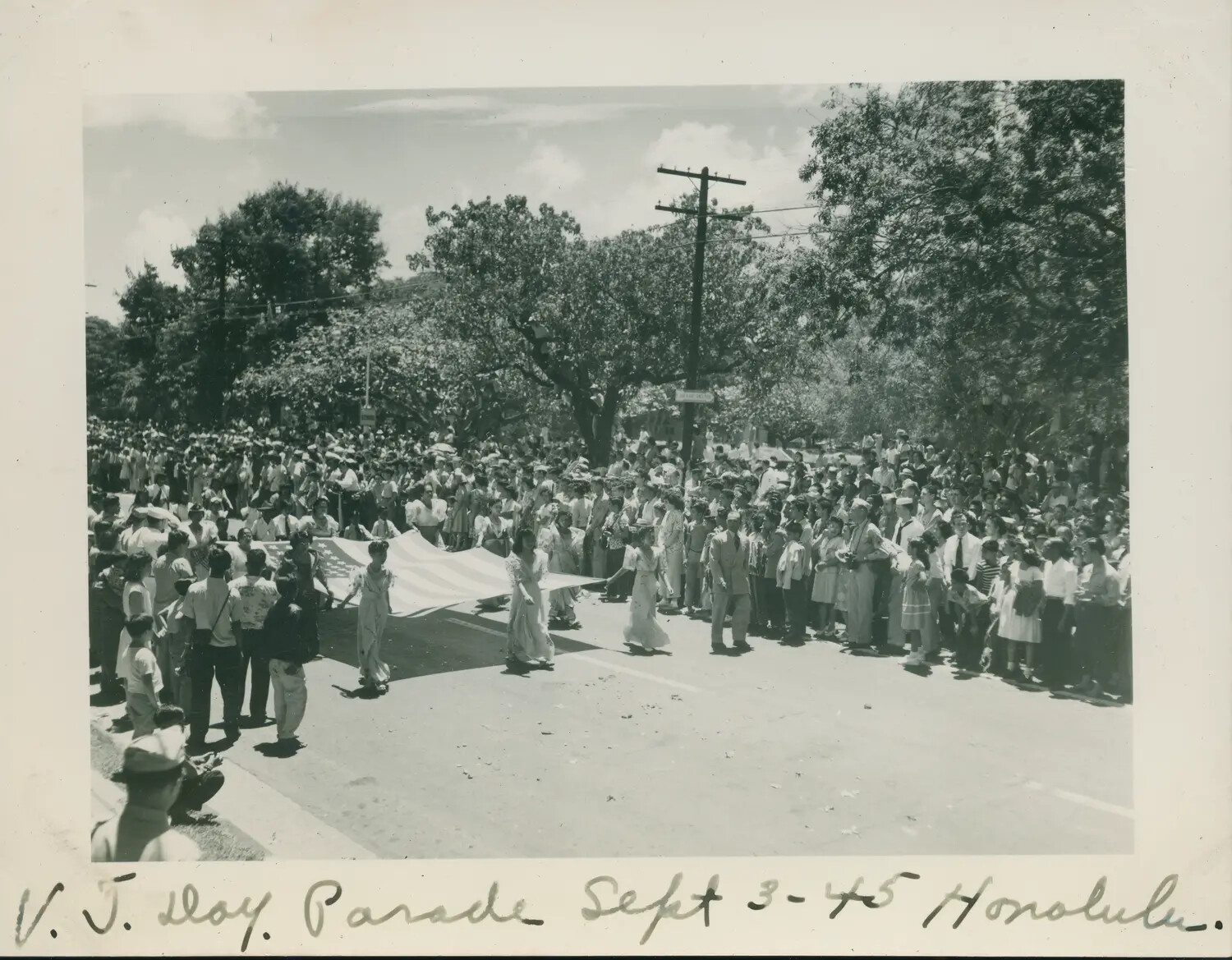 V-J Day Parade, Honolulu, Hawaii, September 3, 1945
